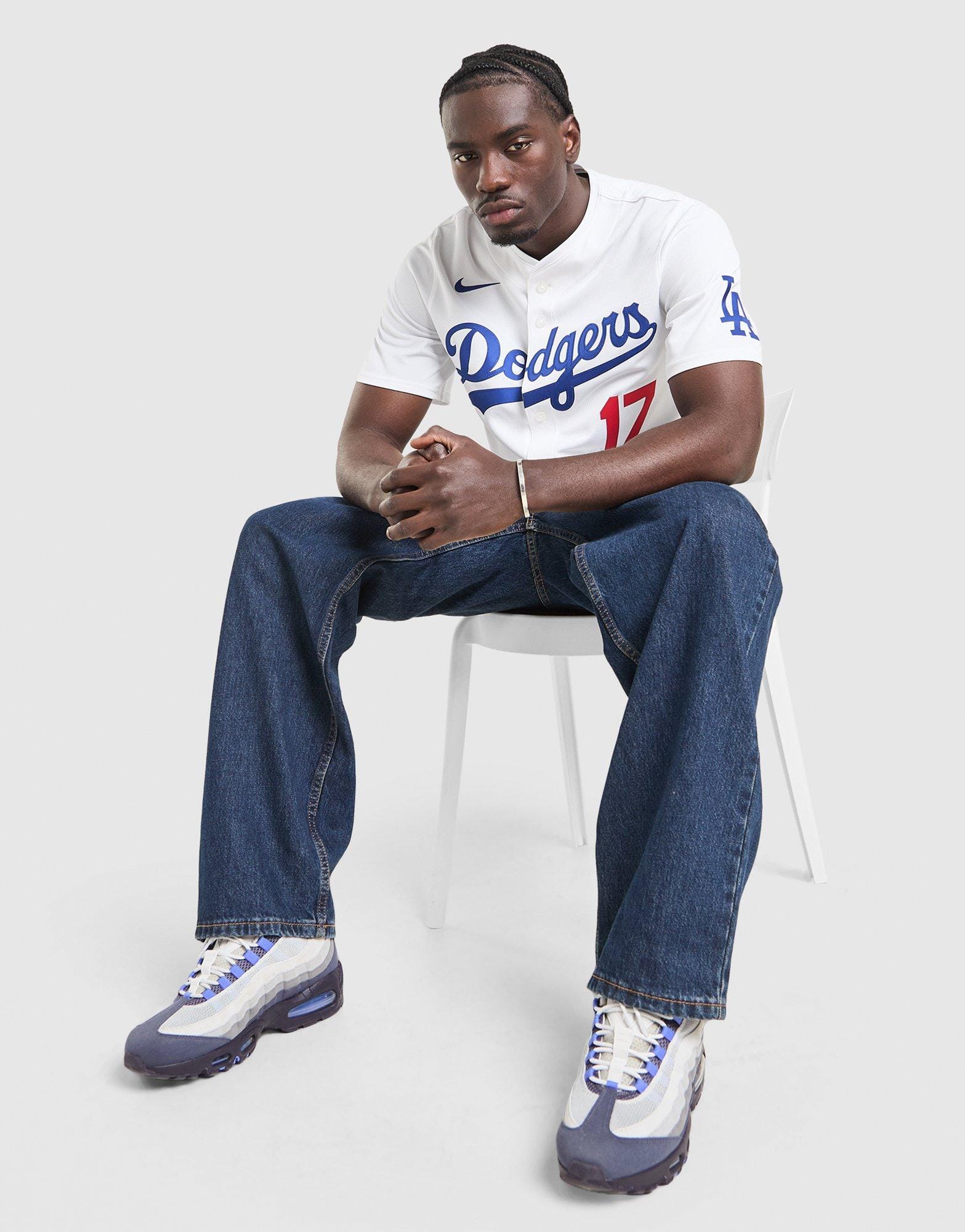 Nike MLB LA Dodgers Ohtani #17 Home Jersey