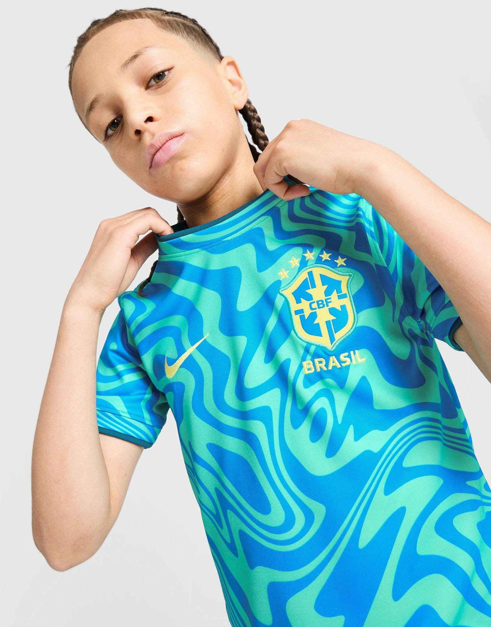 Nike Brazil 2026 Pre Match Shirt Junior
