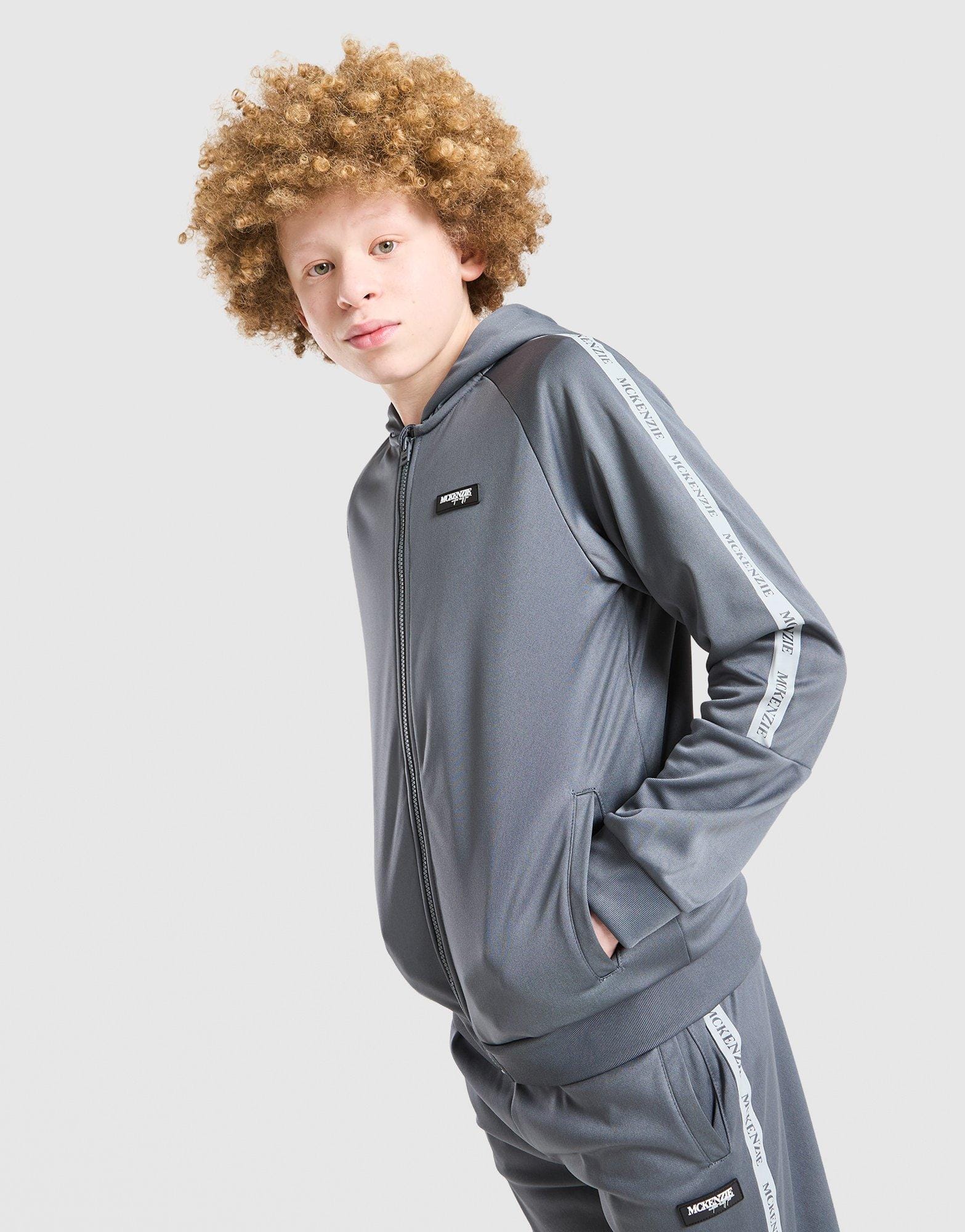Mckenzie Fade Poly Hooded Tracksuit Junior