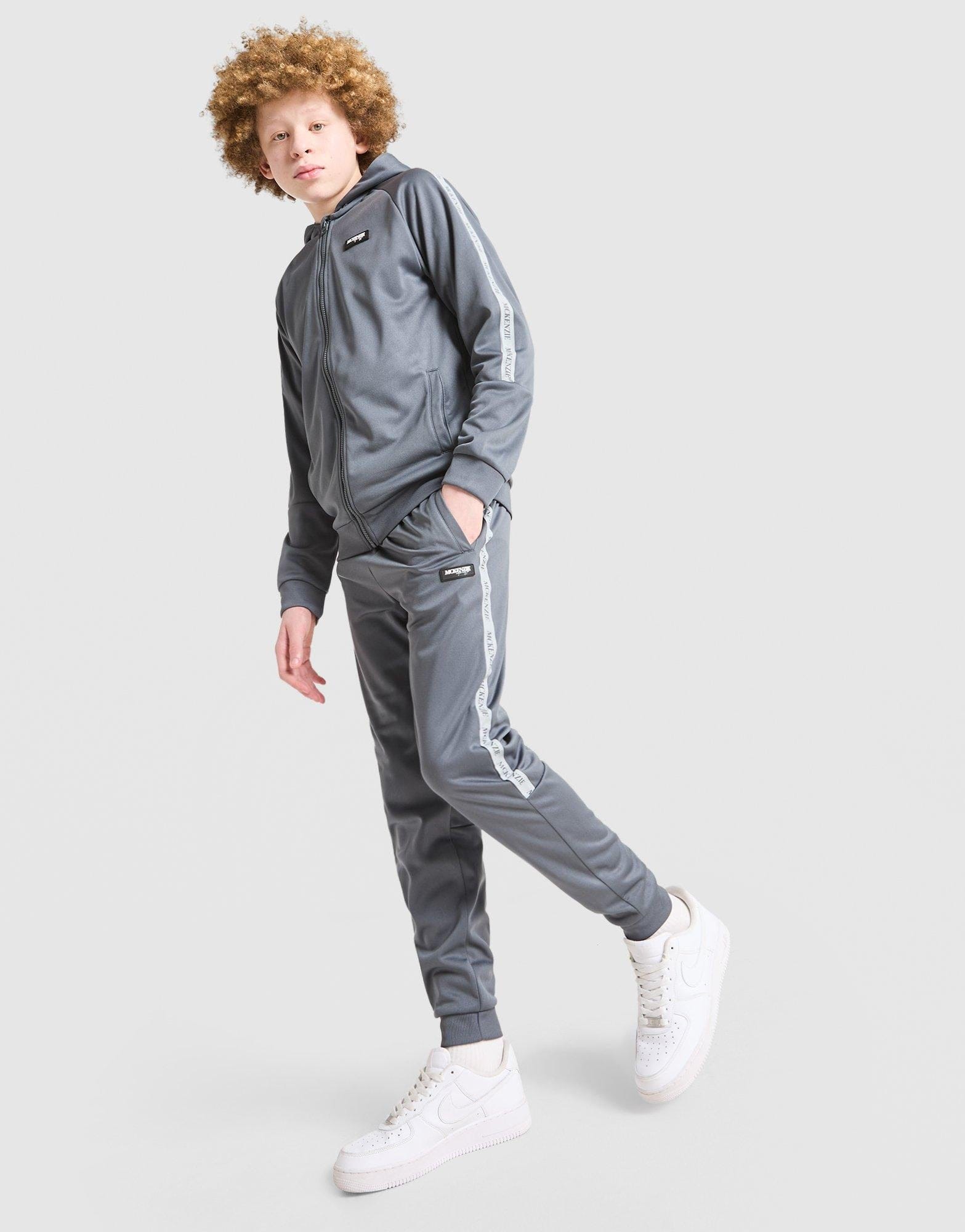Mckenzie Fade Poly Hooded Tracksuit Junior