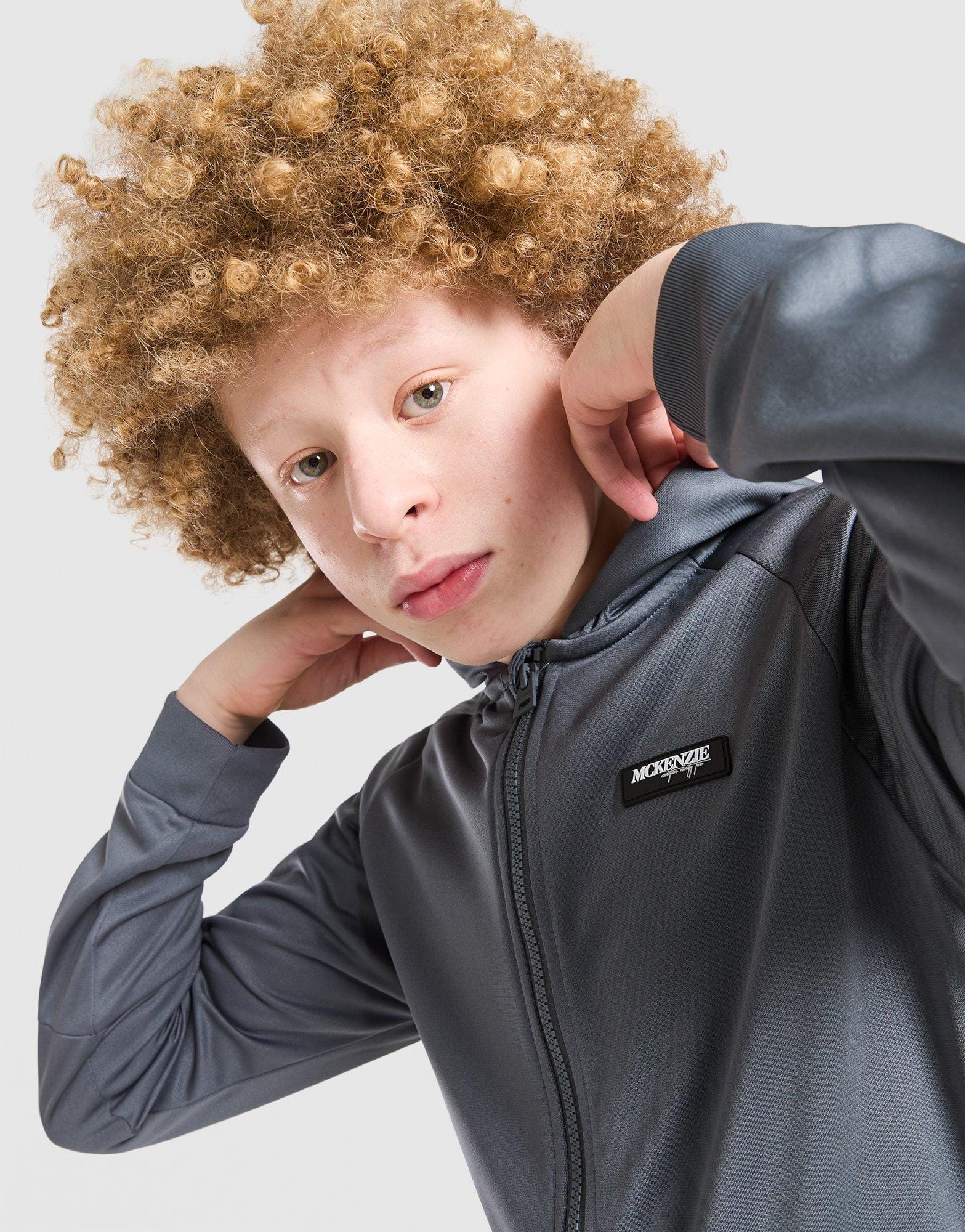 Mckenzie Fade Poly Hooded Tracksuit Junior