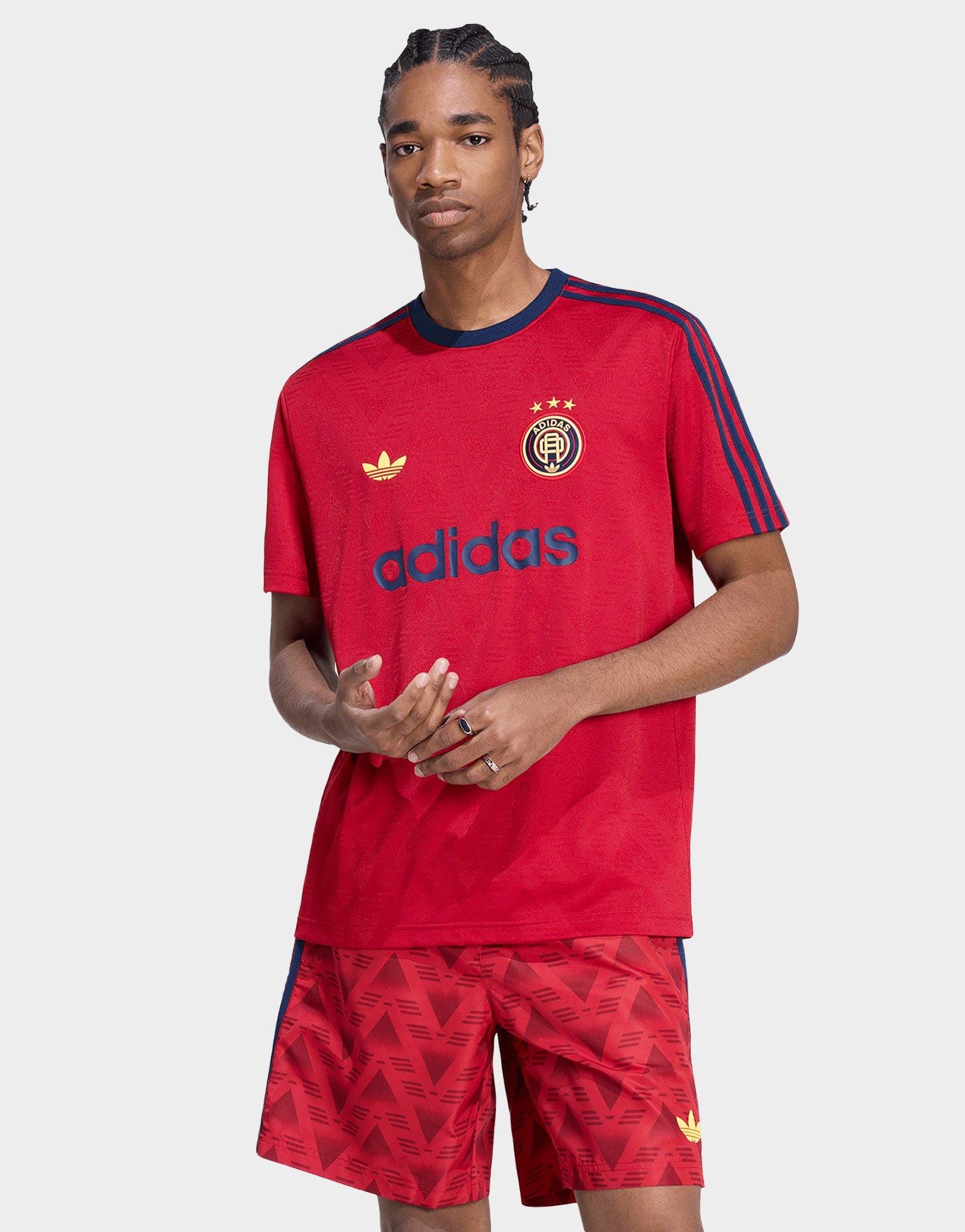 adidas Football Inspired Jacquard Jersey.
