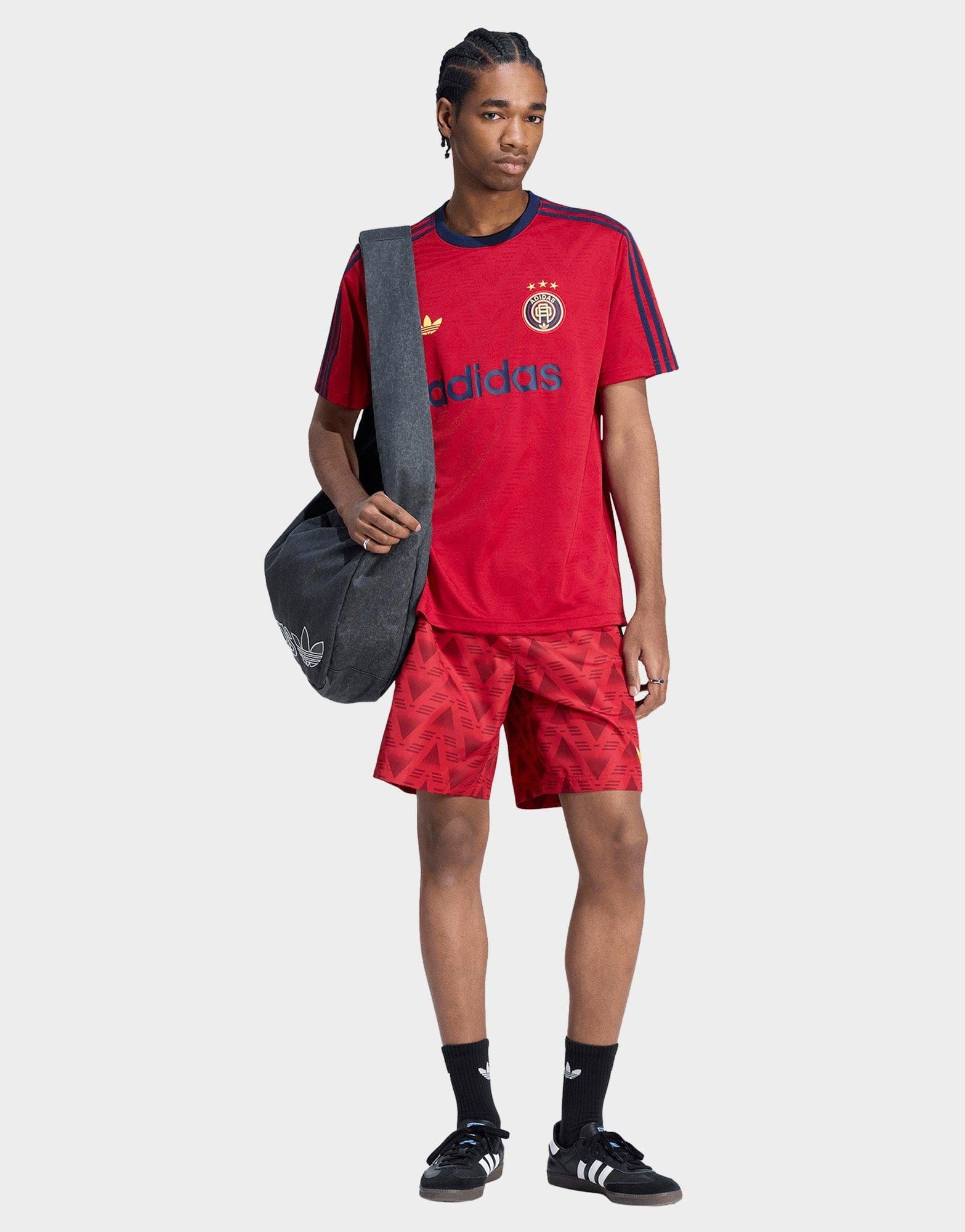 adidas Football Inspired Jacquard Jersey.
