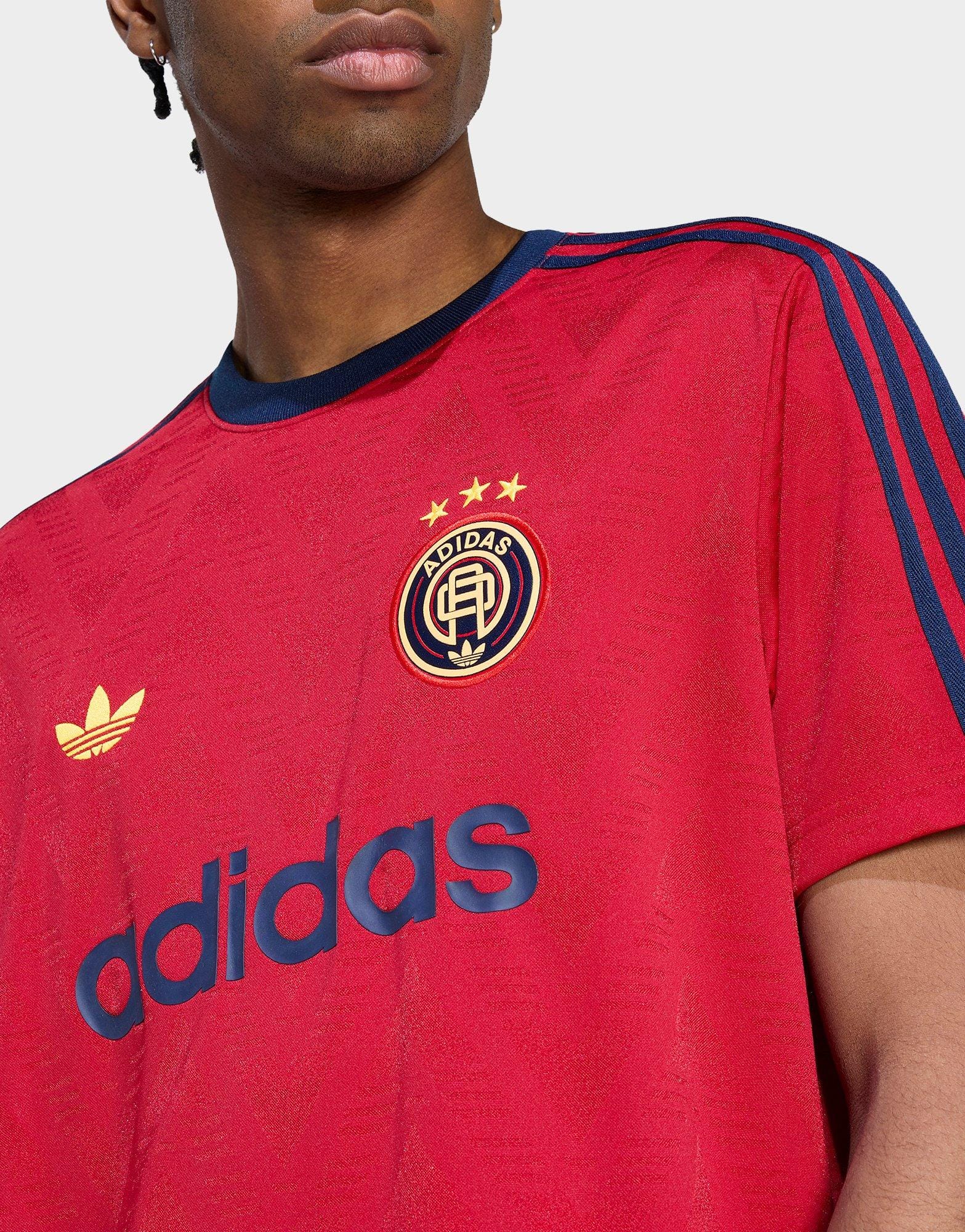 adidas Football Inspired Jacquard Jersey.