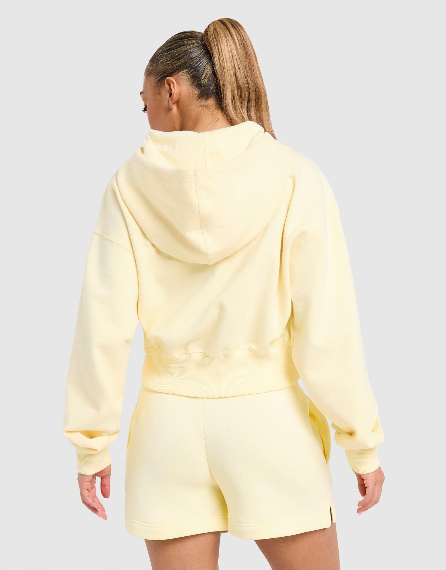 Nike Graphic Swoosh Crop Full Zip Hoodie
