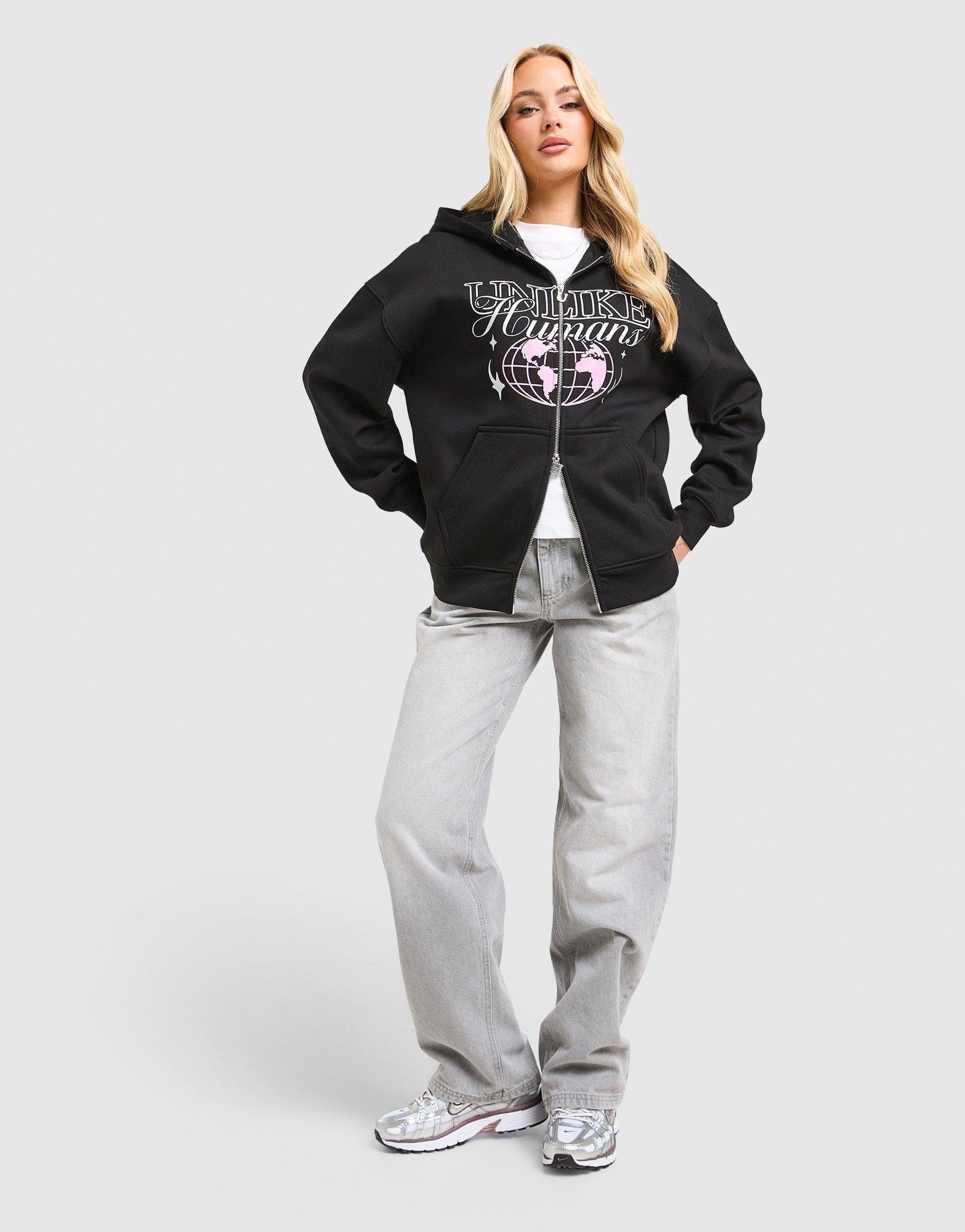 Unlike Humans Street Full Zip Hoodie