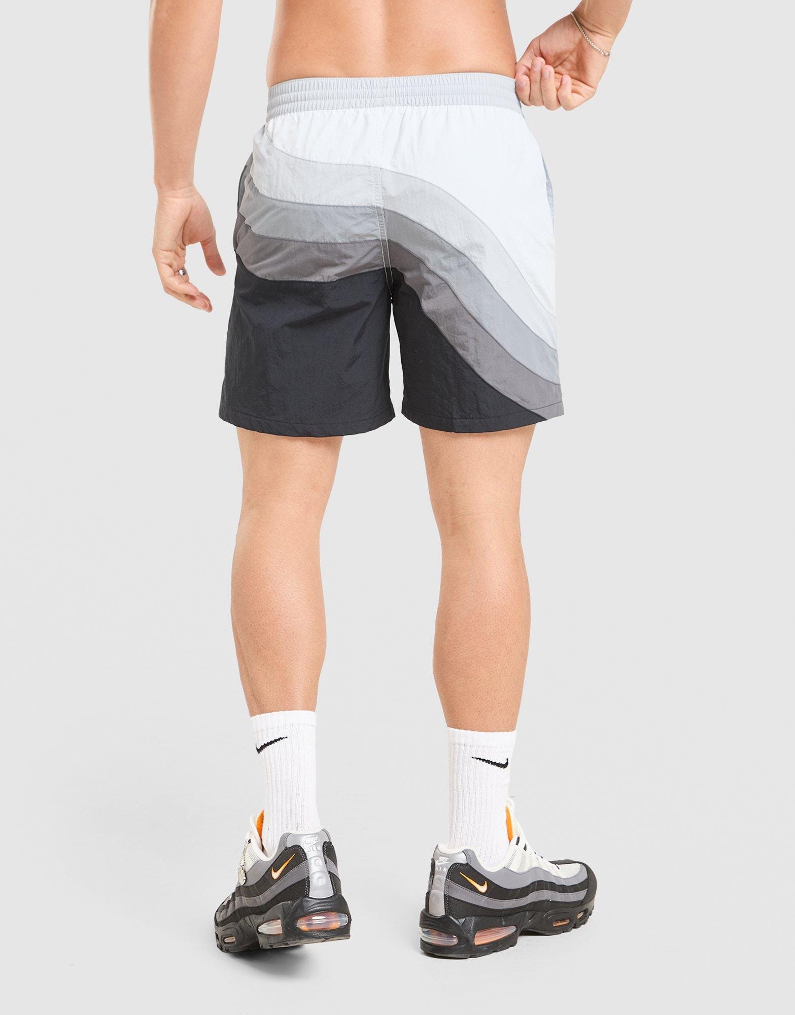 Nike Swim Beach Air Max Colorblock Gray Swimsuit