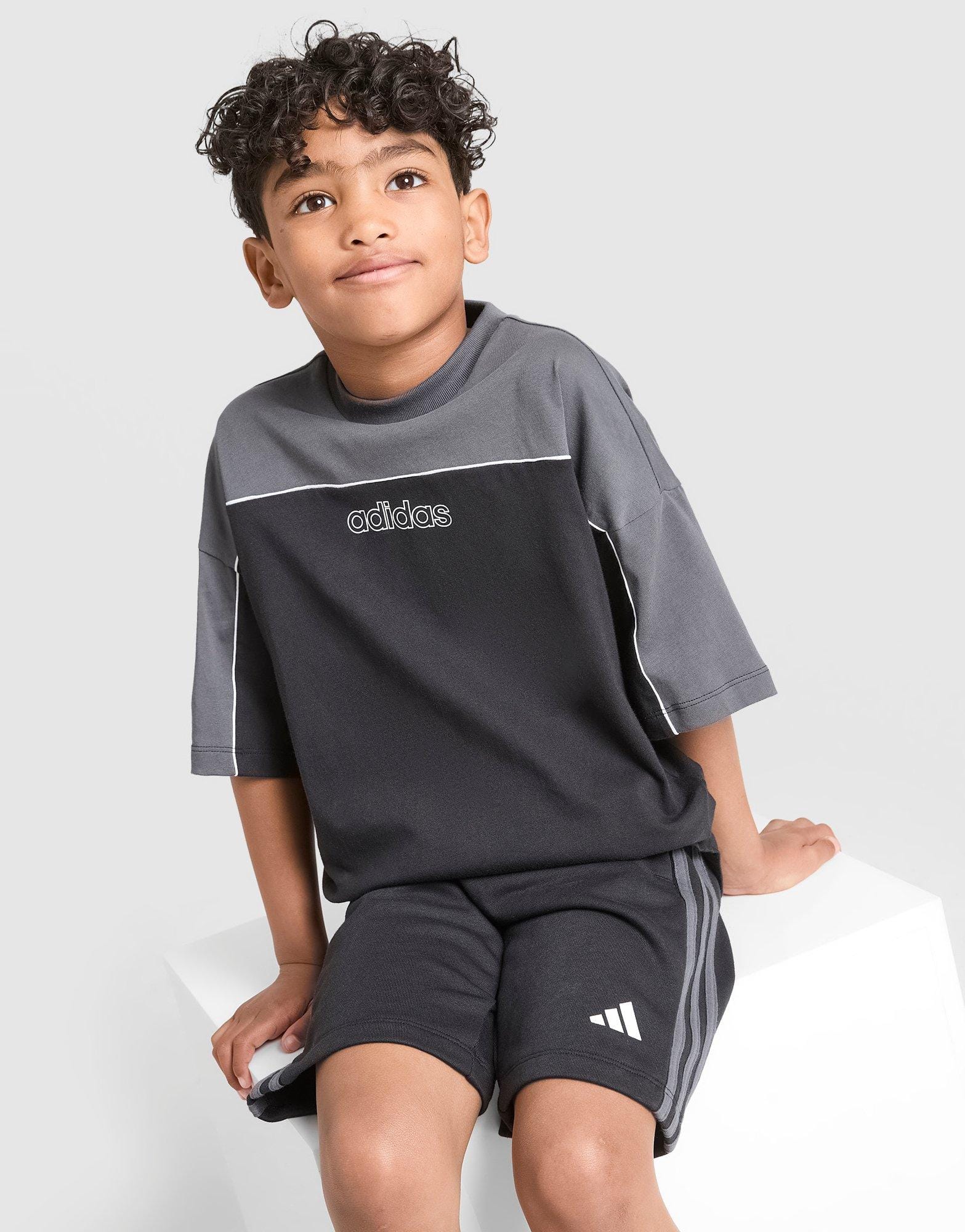 adidas Linear T-Shirt/Shorts Set Junior's