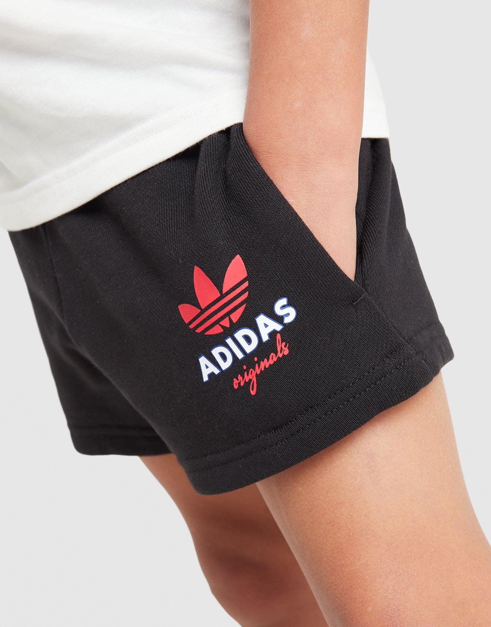 adidas Cafe T-Shirt/Shorts Set Children