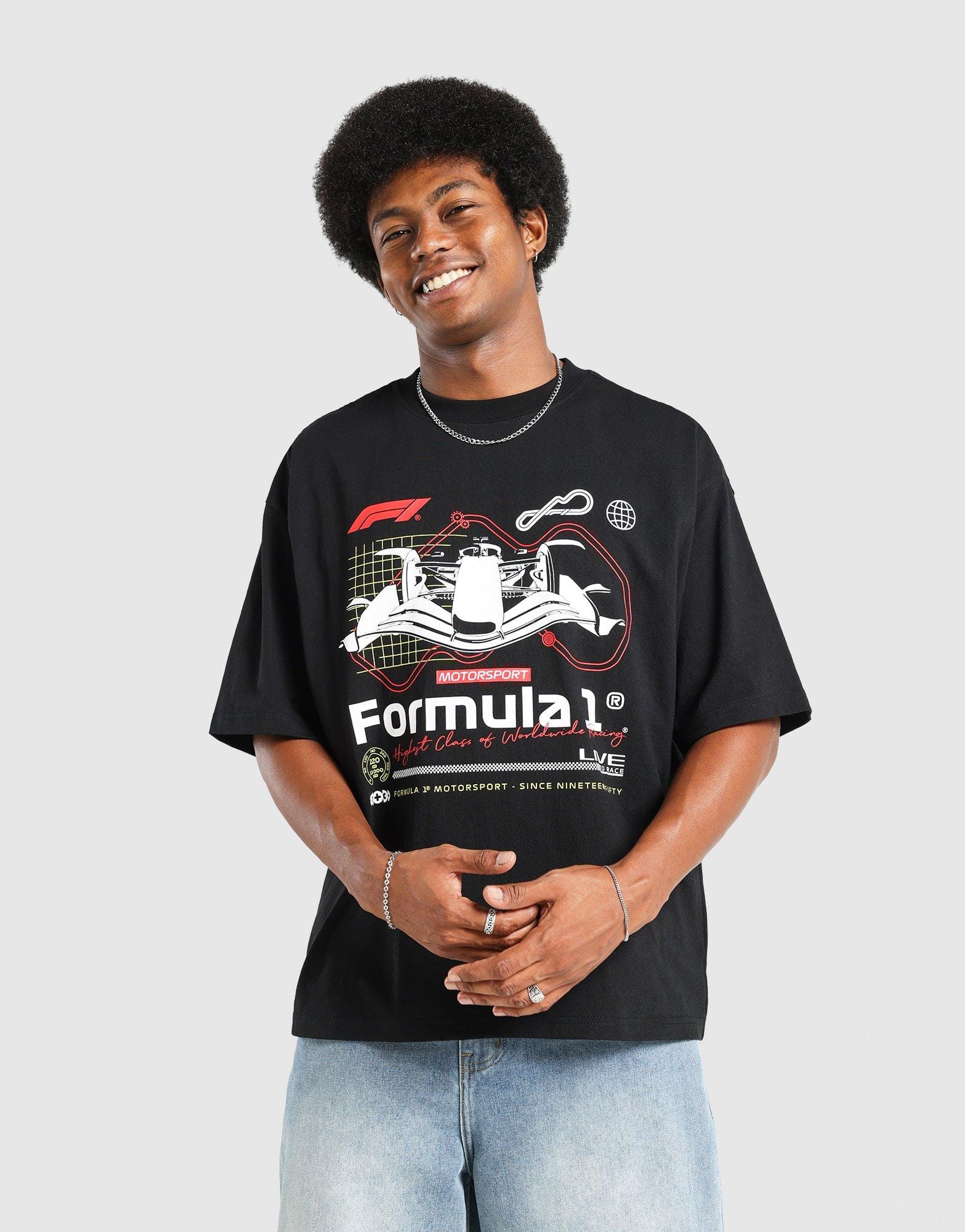 Majestic F1 Graphic Box T-Shirt