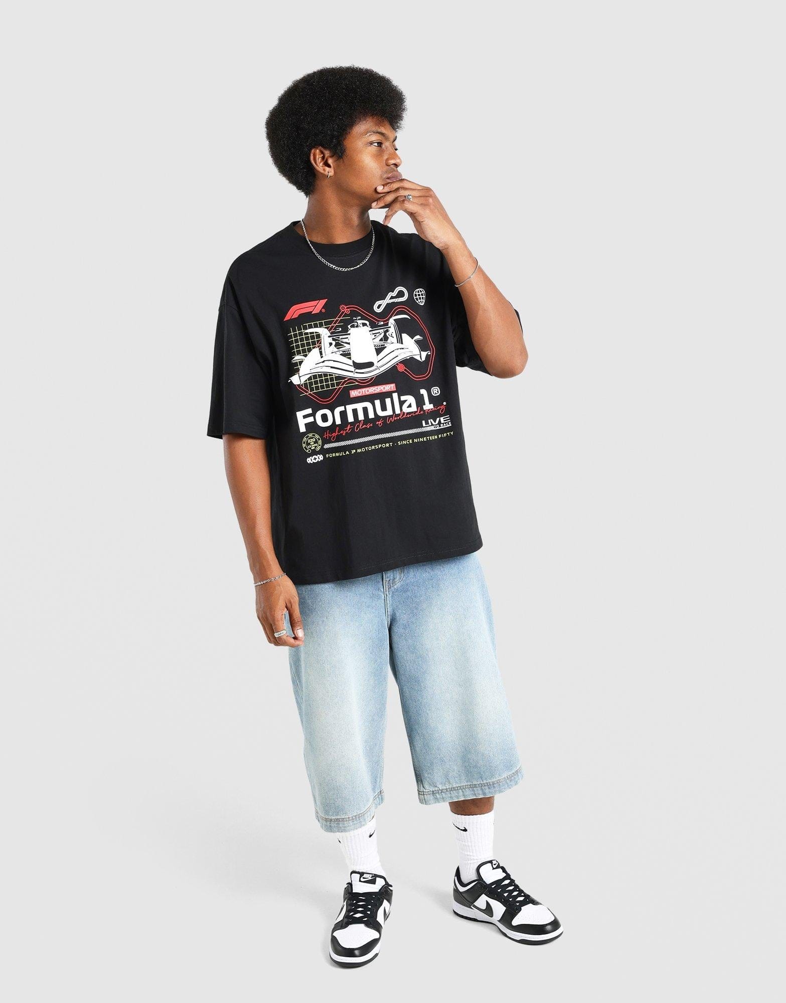Majestic F1 Graphic Box T-Shirt