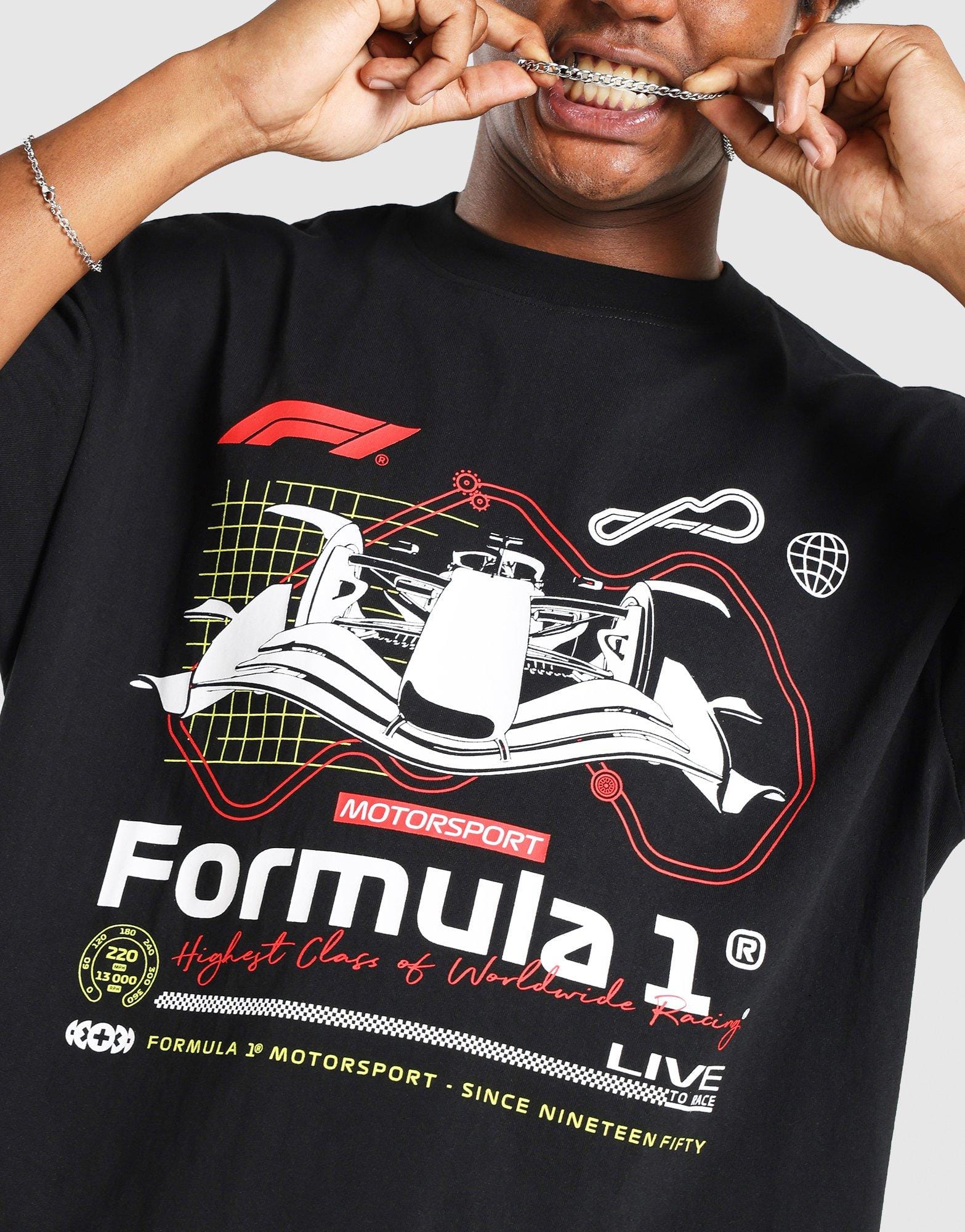 Majestic F1 Graphic Box T-Shirt