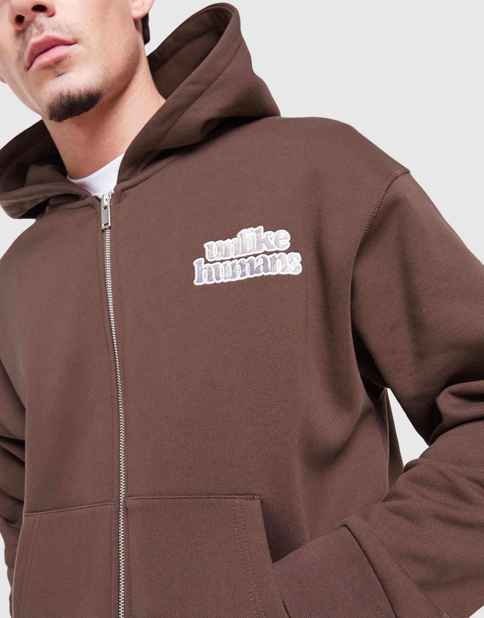 Unlike Humans Hidden Full Zip Hoodie