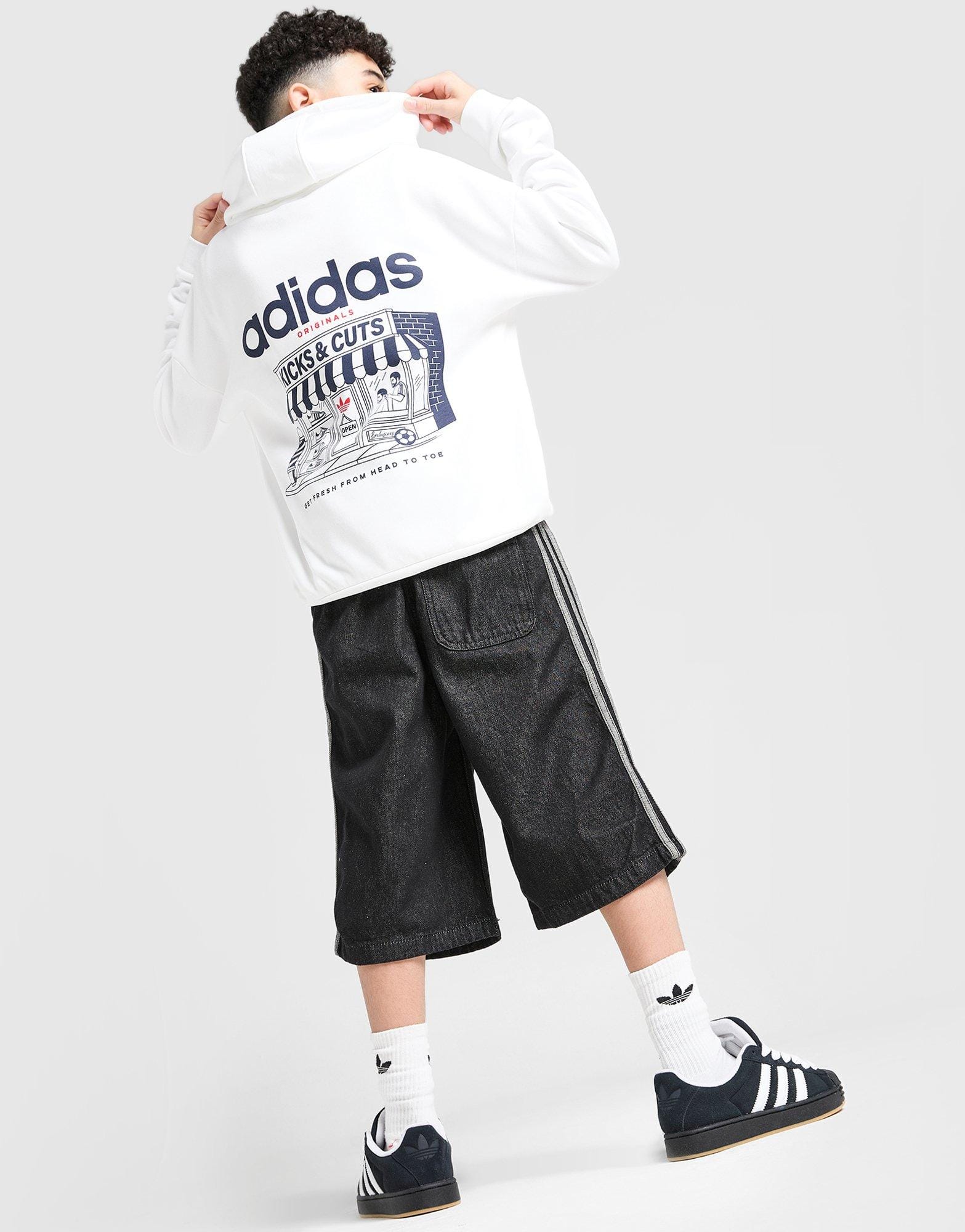 adidas Kicks & Cuts Overhead Hoodie Junior