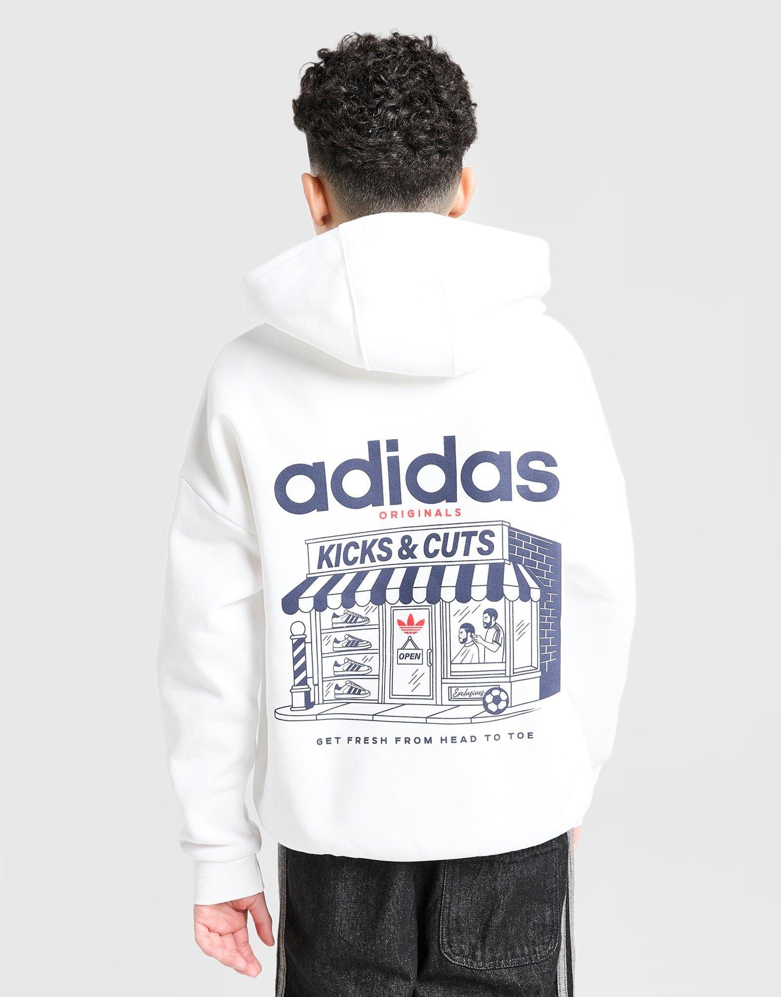 adidas Kicks & Cuts Overhead Hoodie Junior