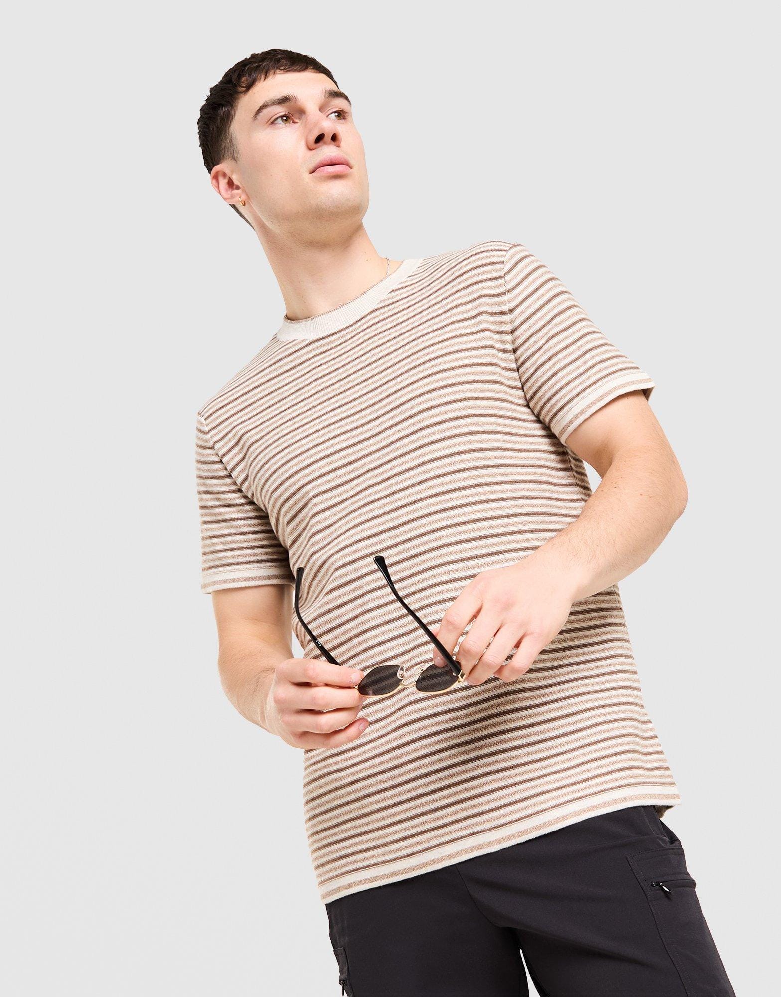 Belier Stripe Knit T-Shirt