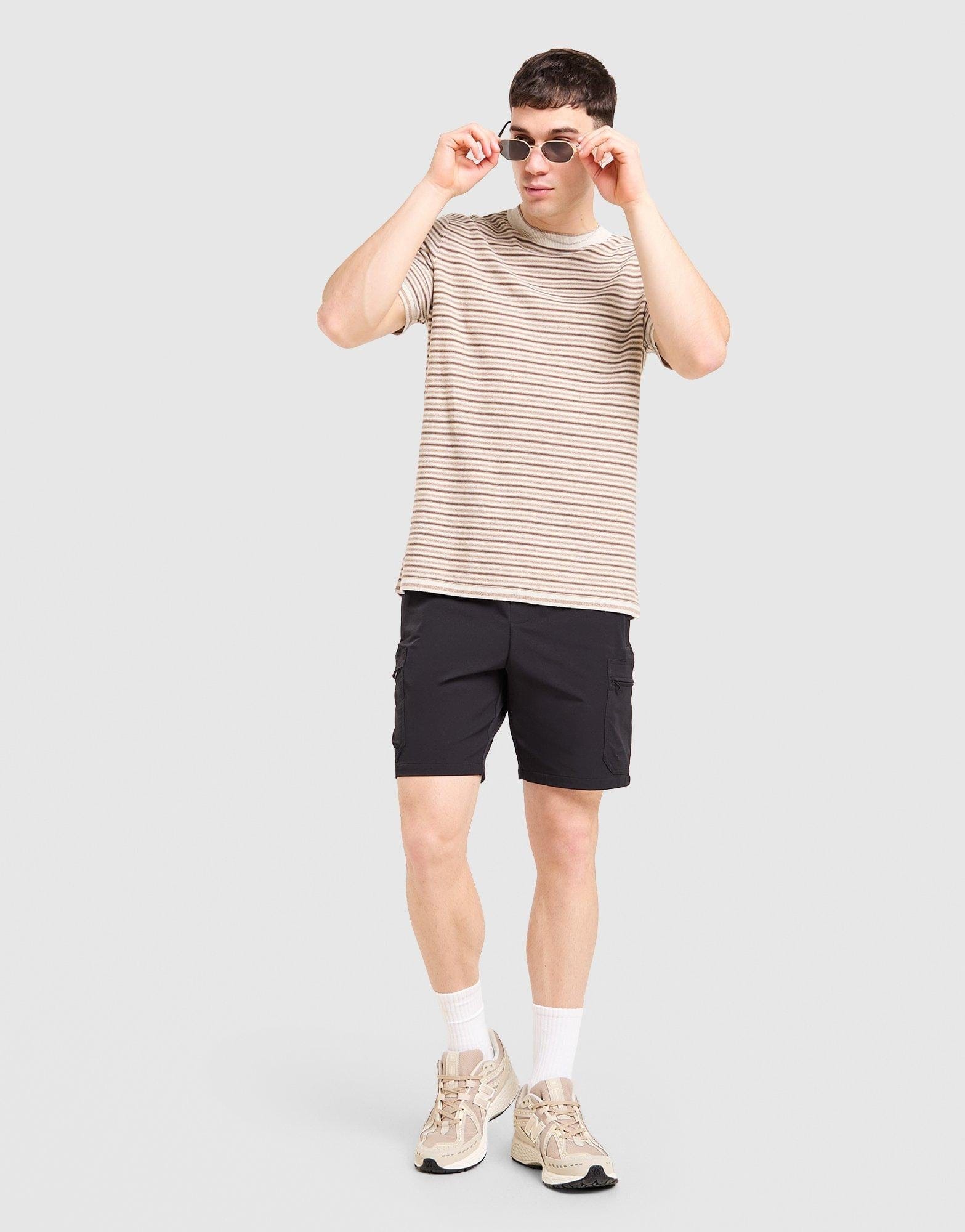 Belier Stripe Knit T-Shirt