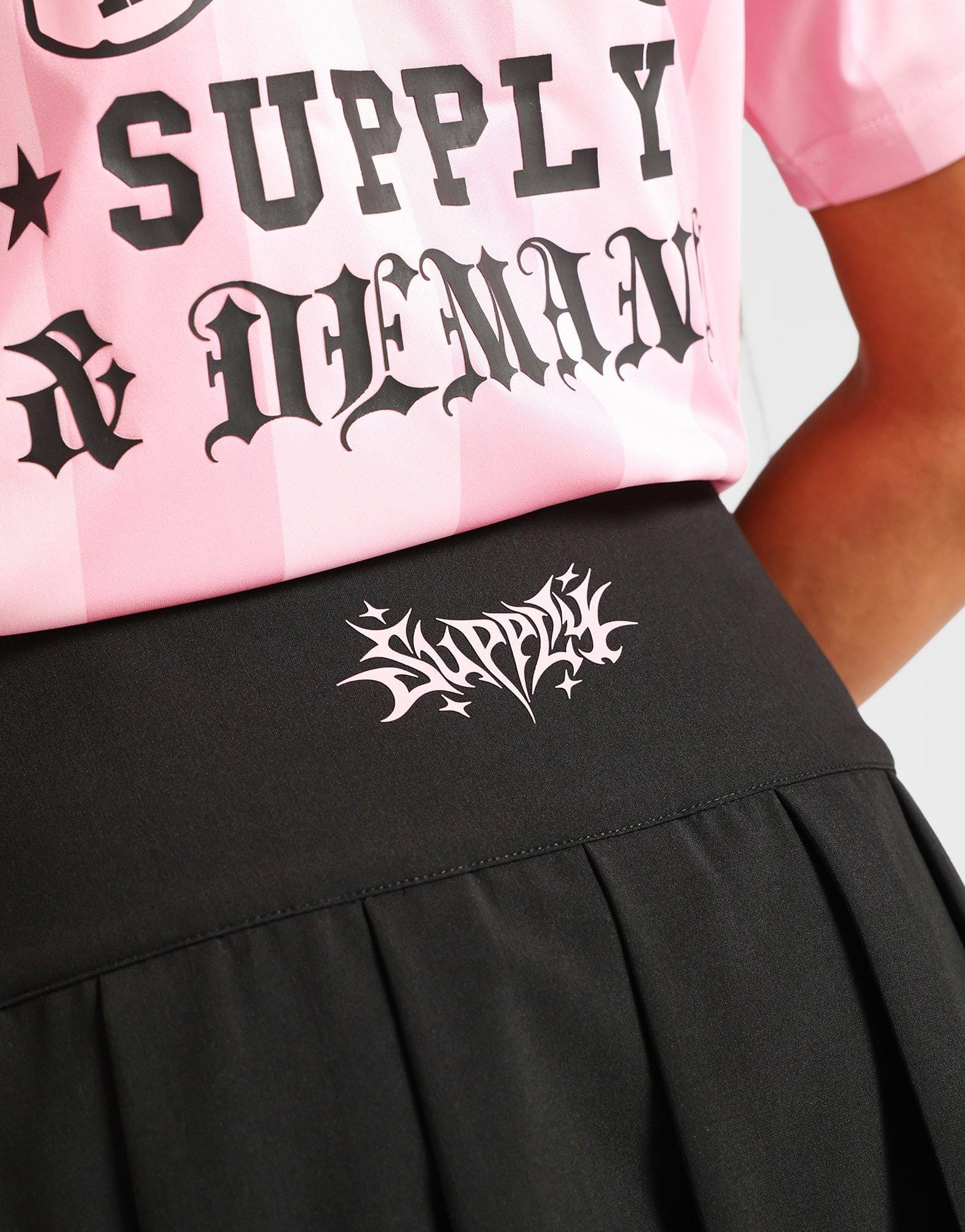 Supply & Demand Tattoo Pleat Skirt
