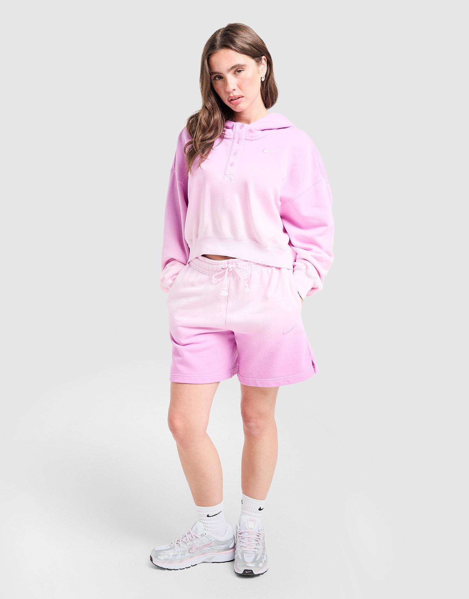 Nike Phoenix Dip Dye Cropped Hoodie