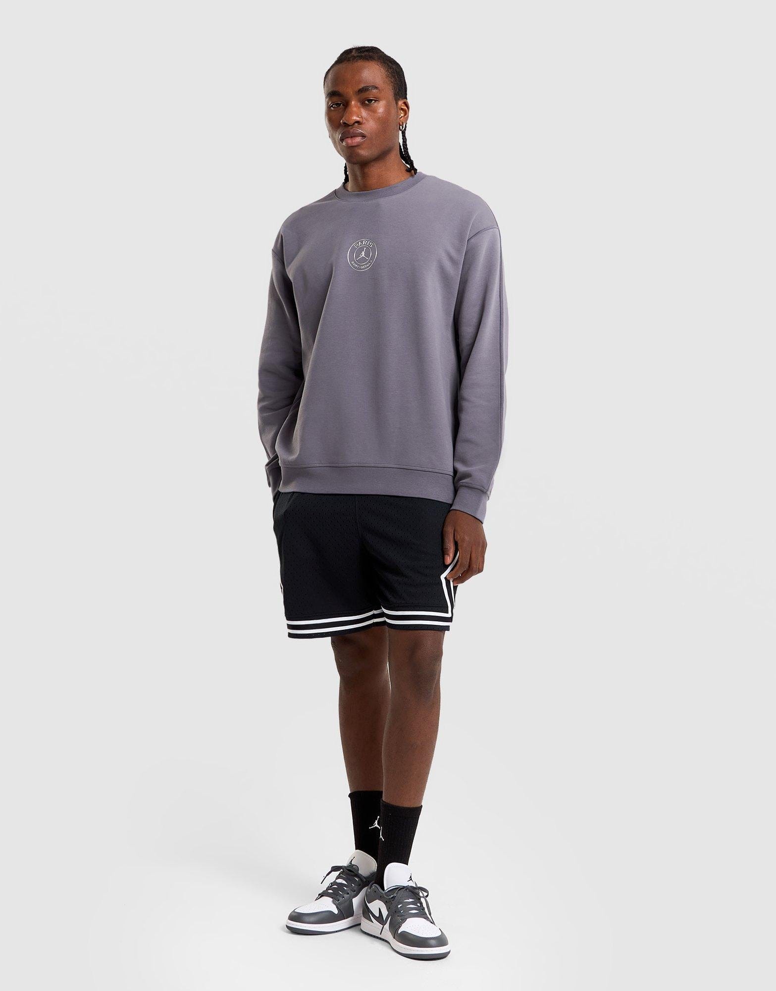 Air Jordan Paris Saint-Germain Hoop Fleece Crewneck Sweatshirt