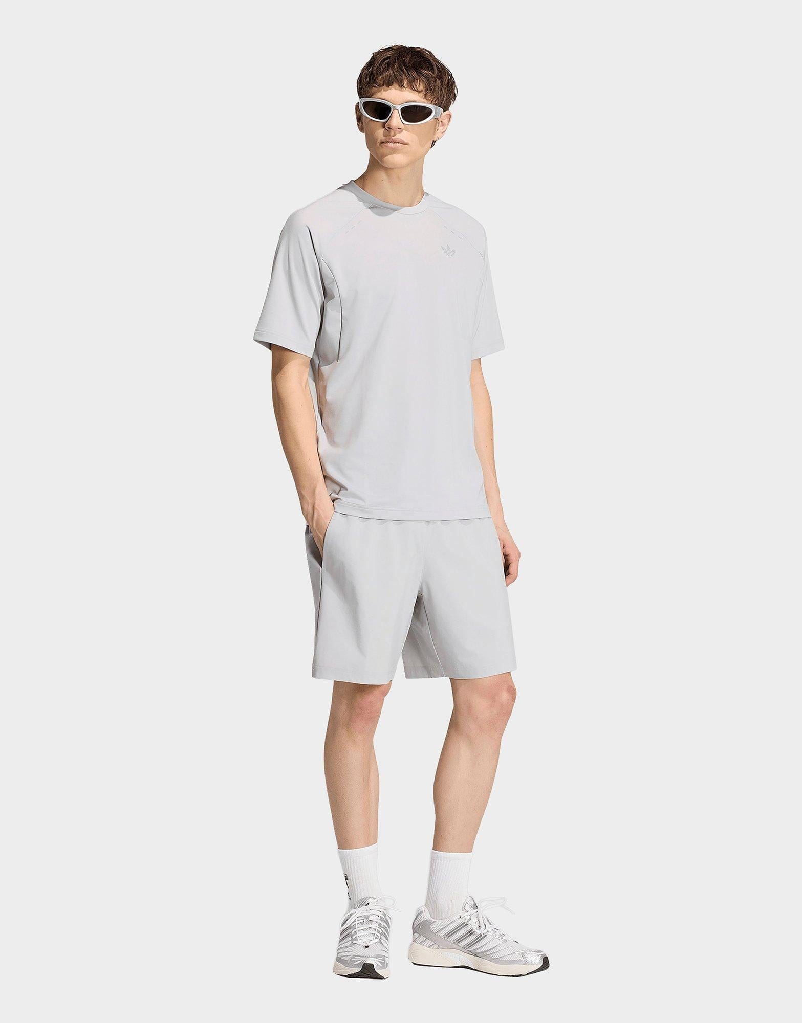 adidas Tech Trefoil Essentials Polyester T-Shirt