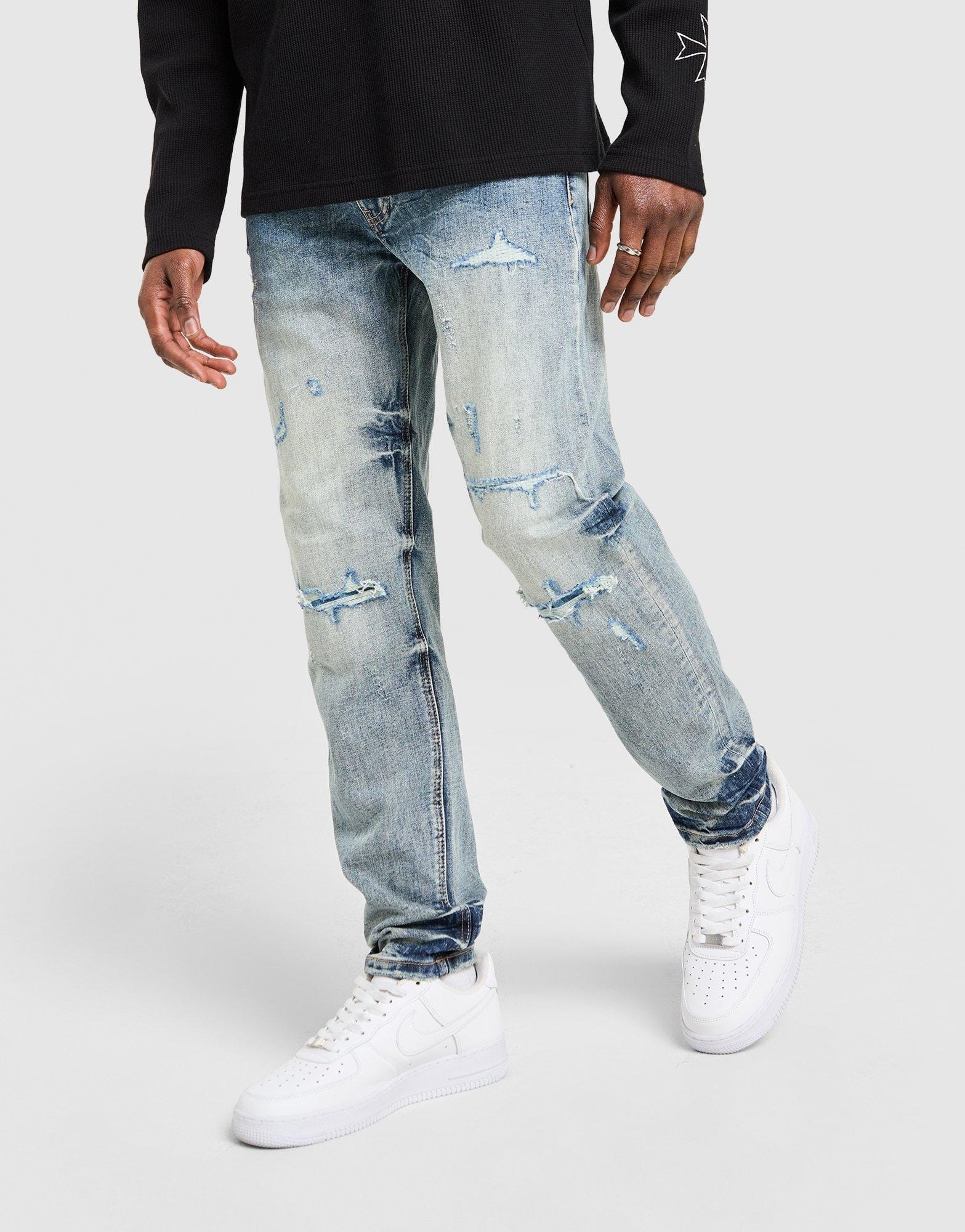 Supply & Demand Omar Slim Ripped Jeans