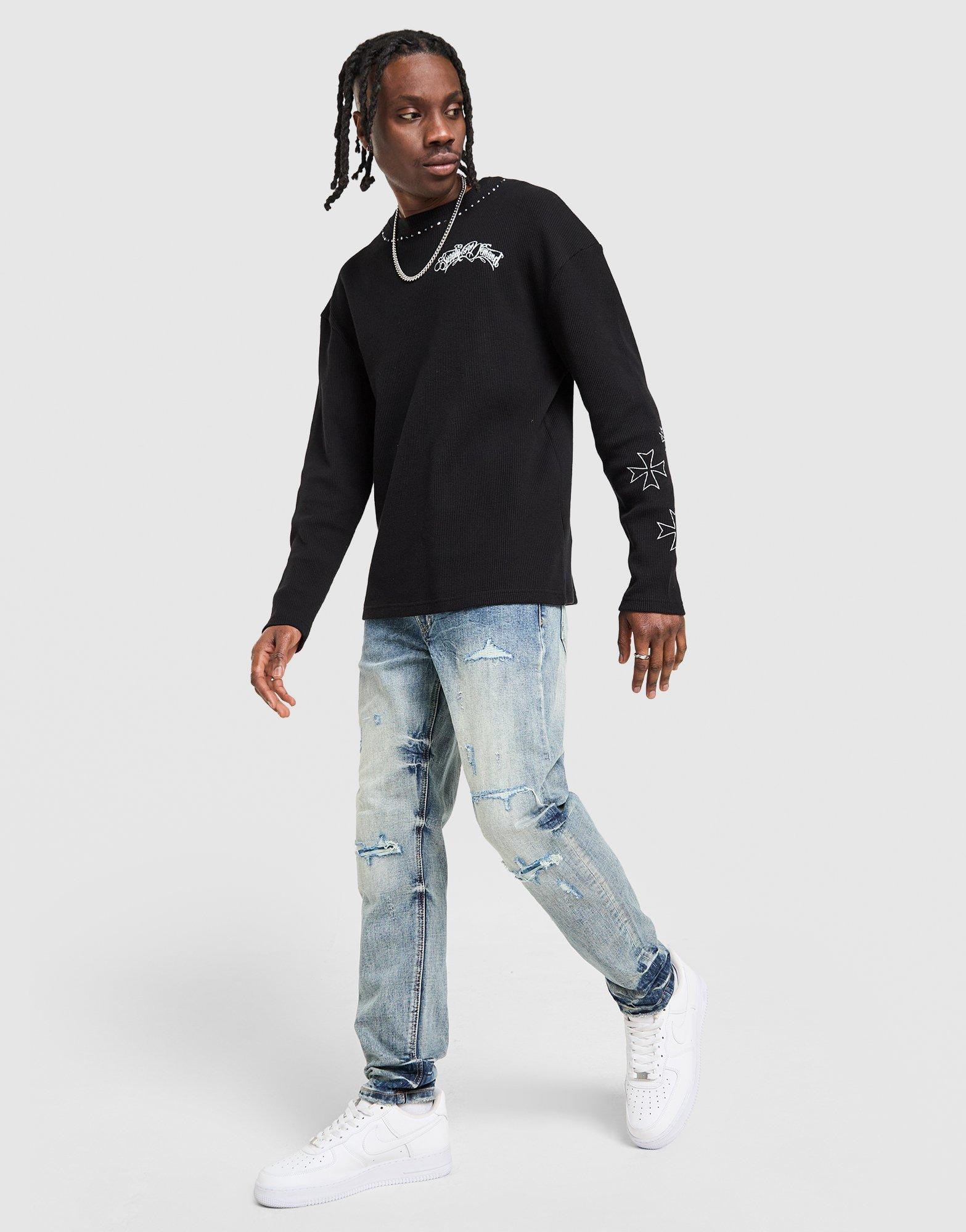 Supply & Demand Omar Slim Ripped Jeans