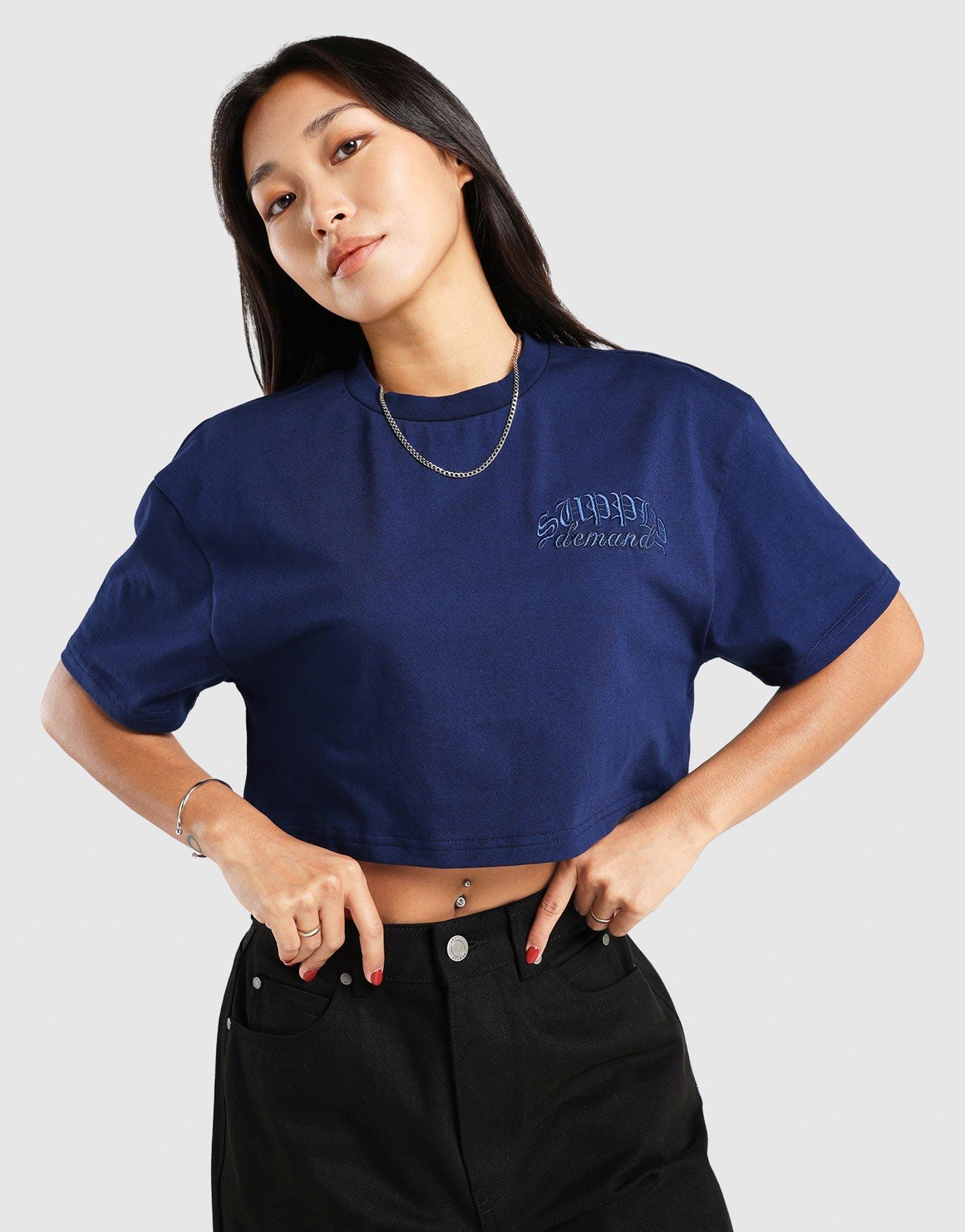 Supply & Demand Delance Crop T-Shirt