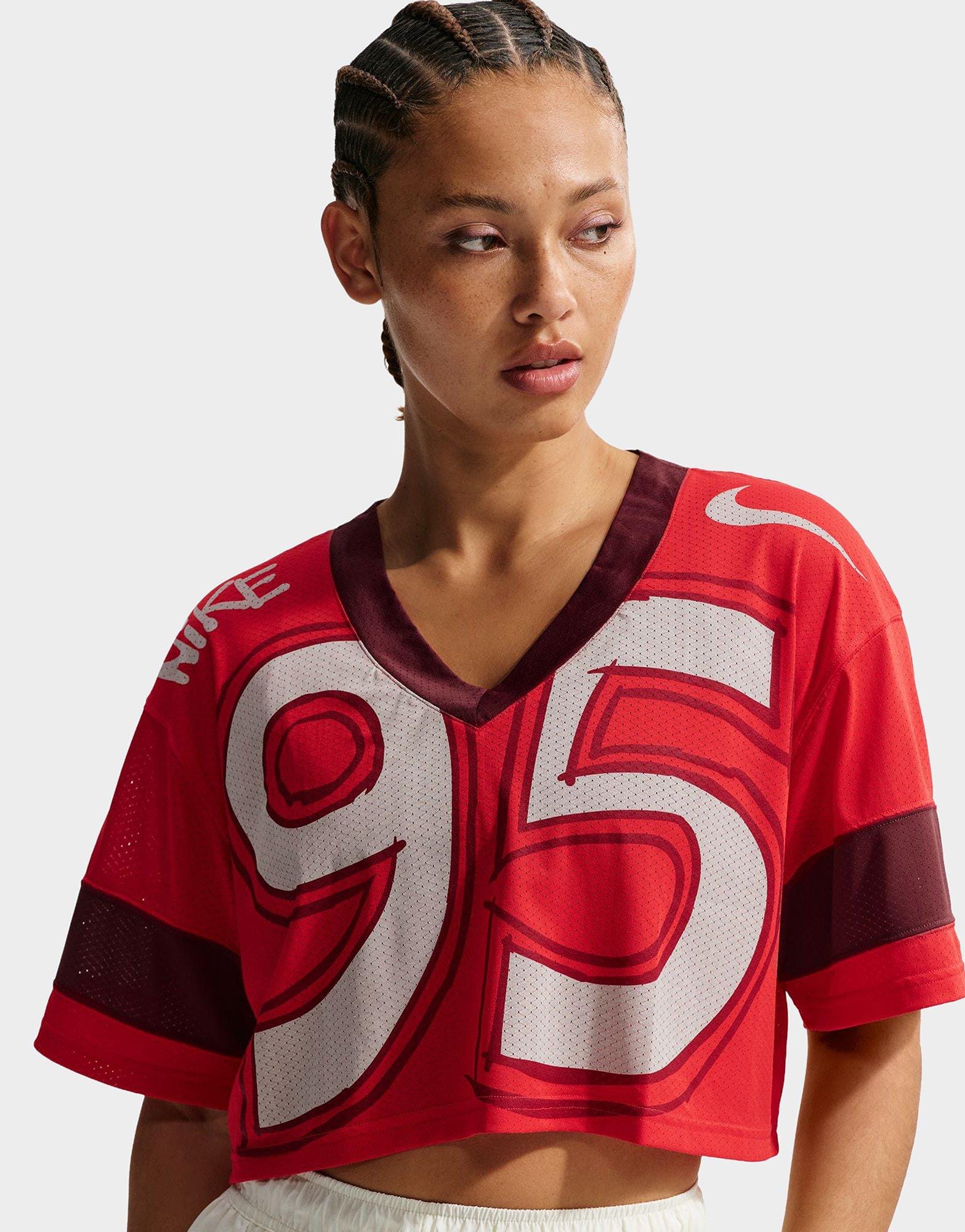 Nike Sportswear Oversized Cropped Racing Shirt