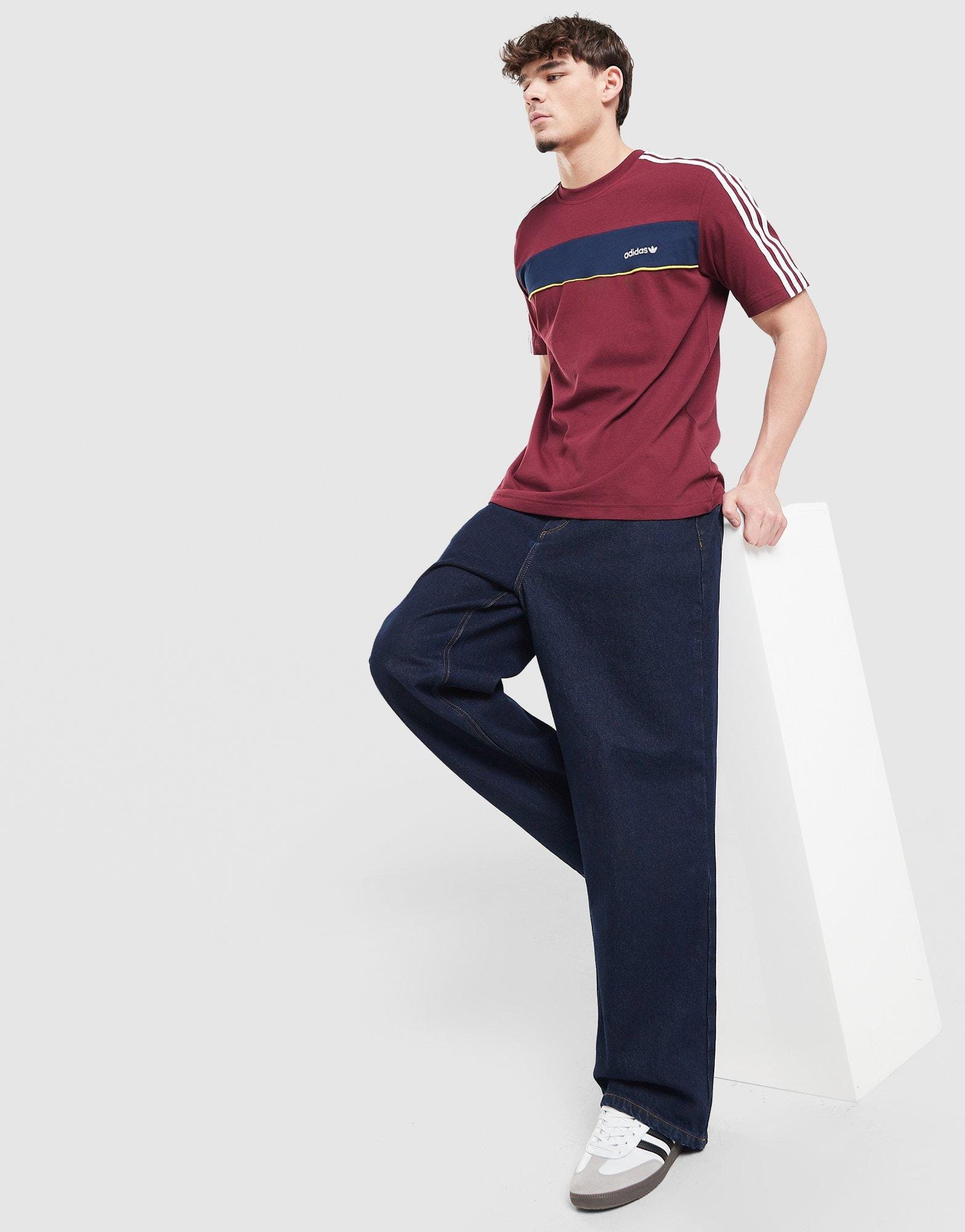 adidas Colour Block Retro T-Shirt