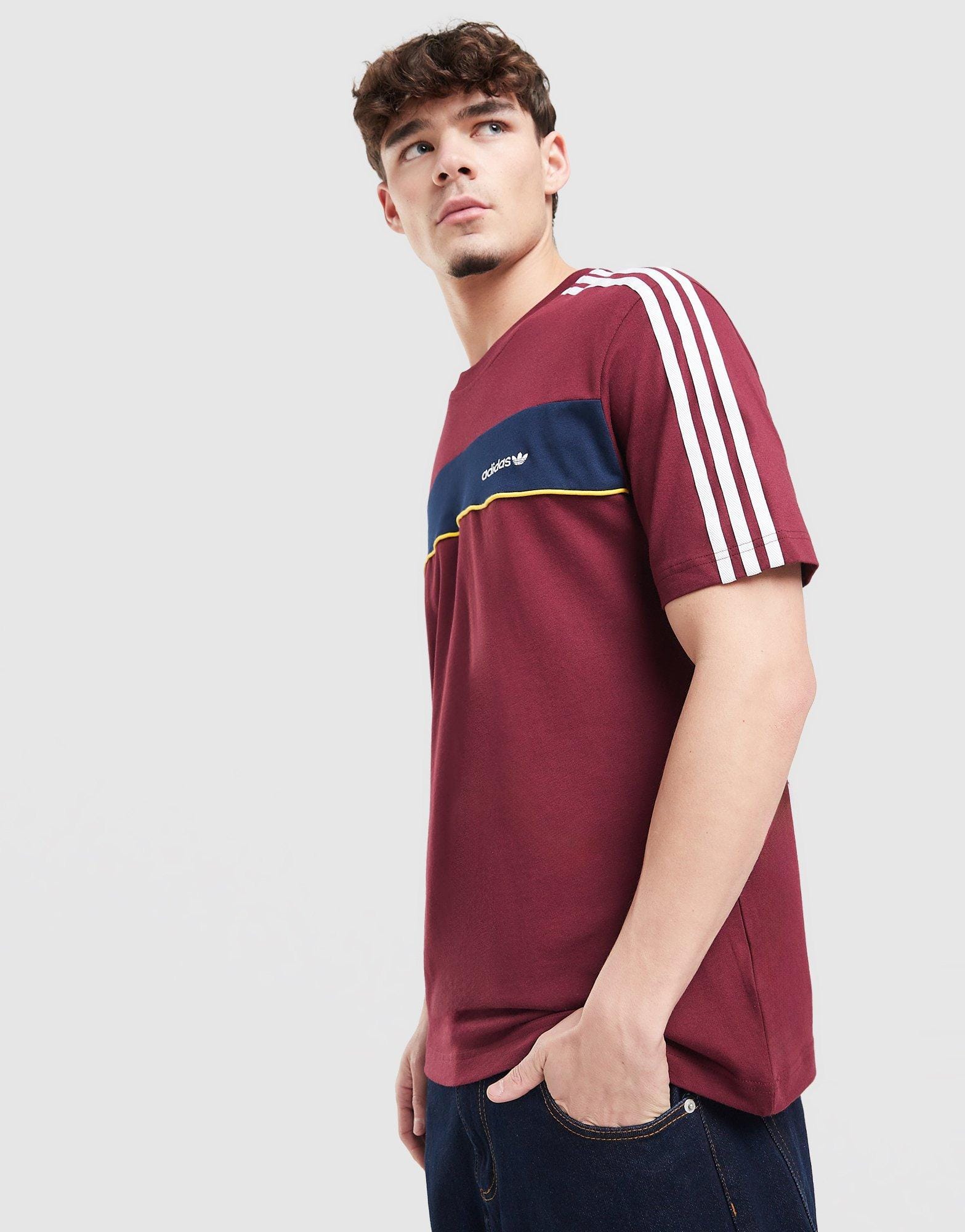 adidas Colour Block Retro T-Shirt