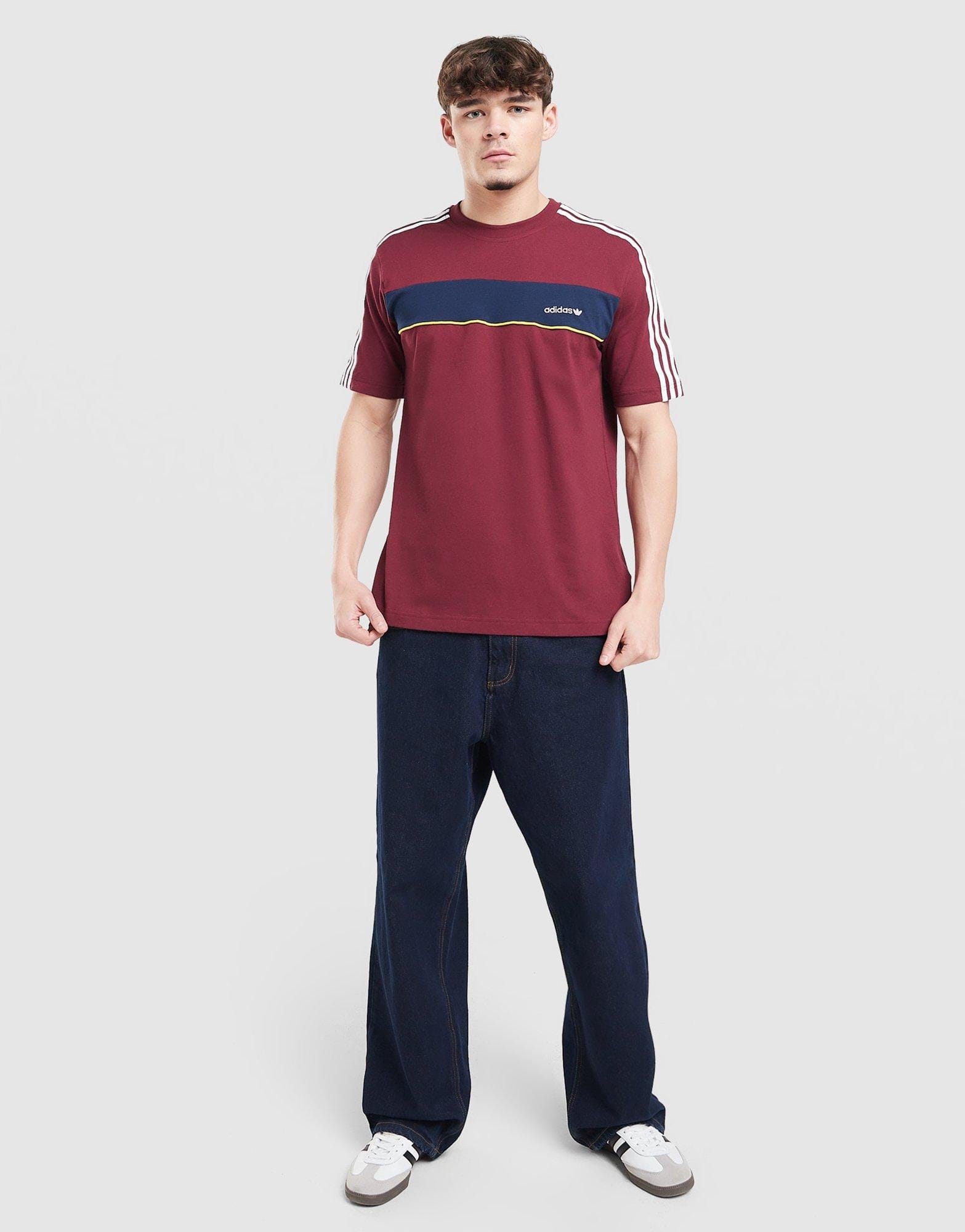 adidas Colour Block Retro T-Shirt