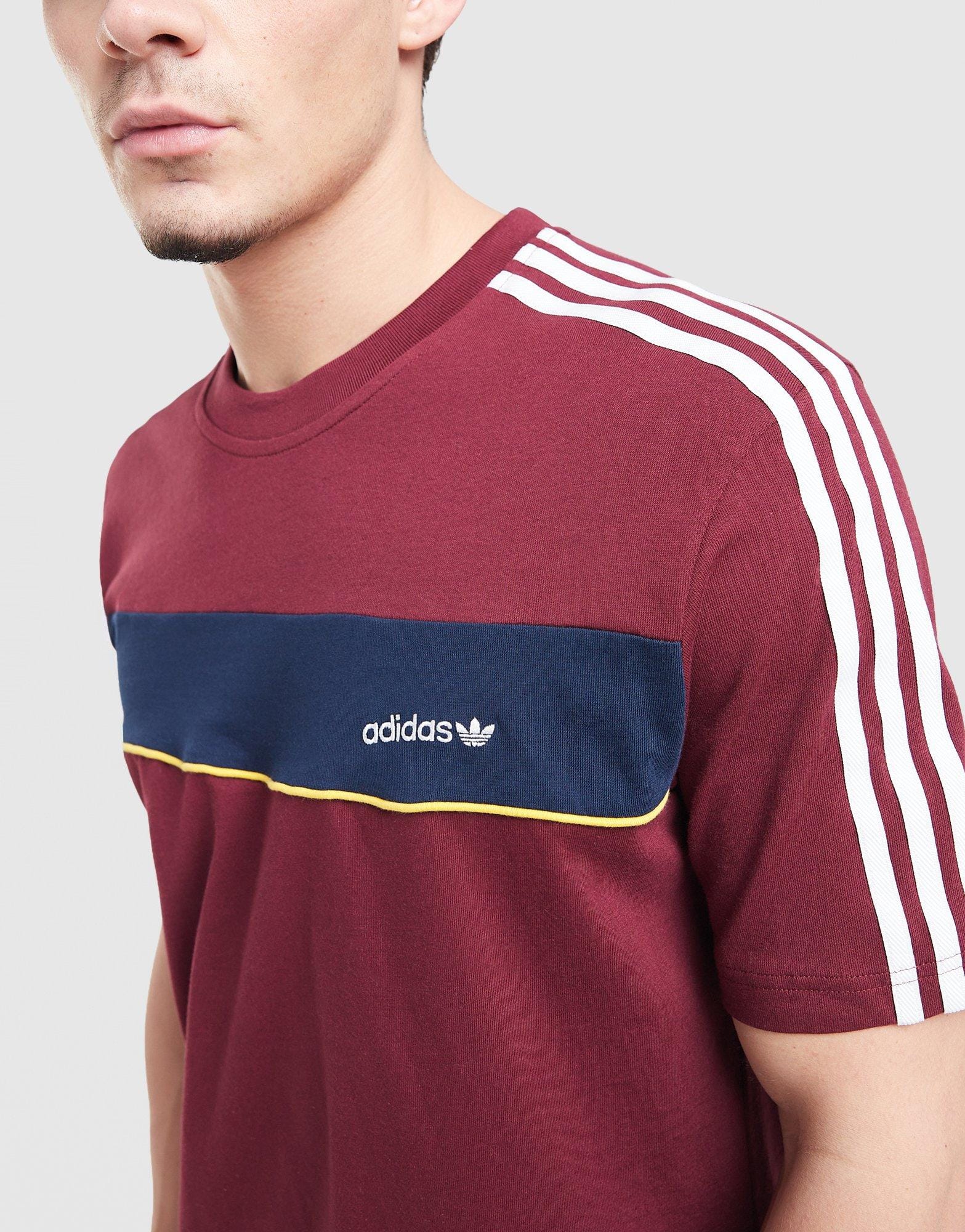 adidas Colour Block Retro T-Shirt