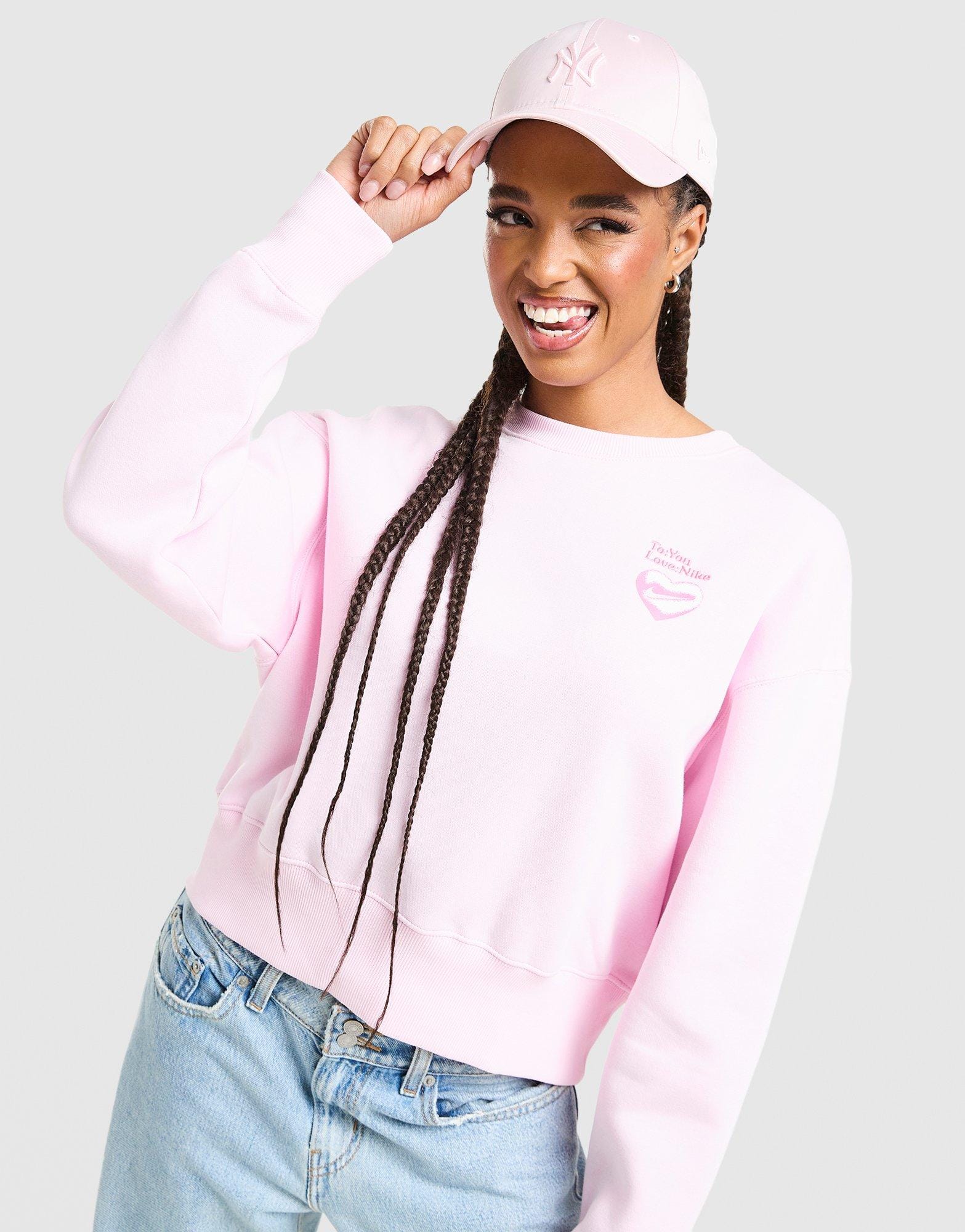Nike Valentine's Day Crop Crew Sweatshirt
