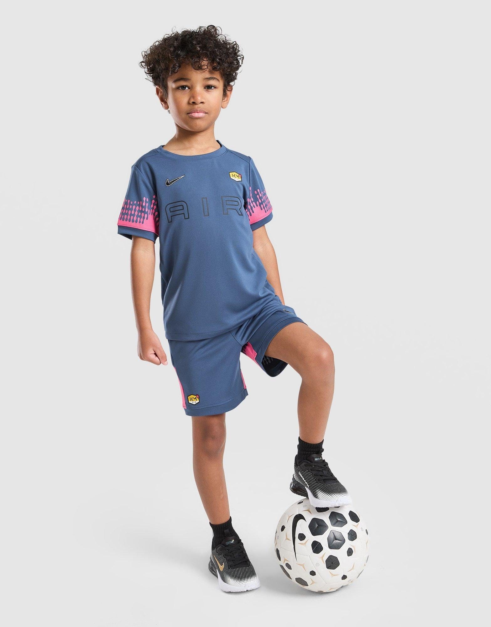 Nike Kylian Mbappe T-Shirt/Shorts Set Children