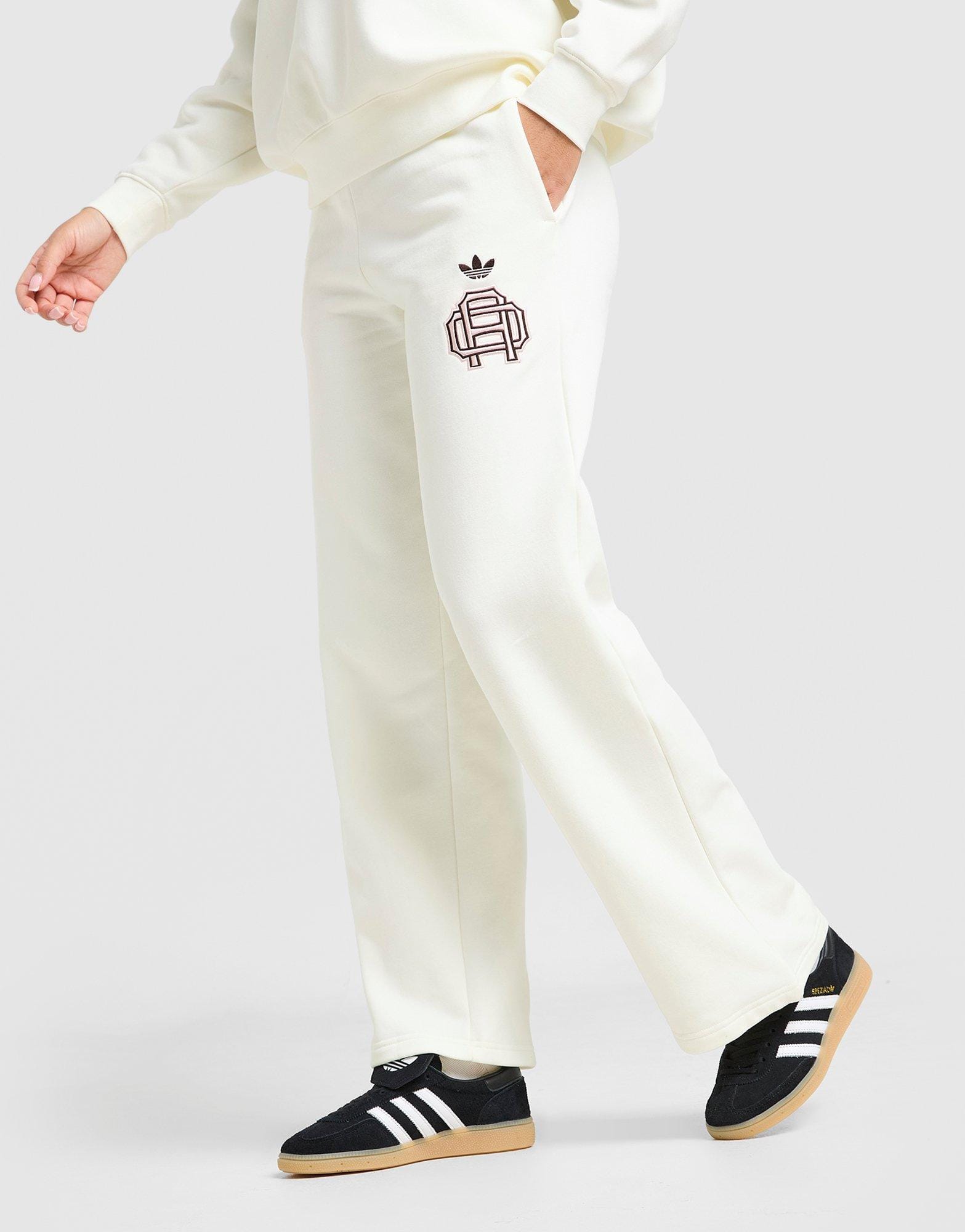 adidas Emblem Wide Leg Joggers