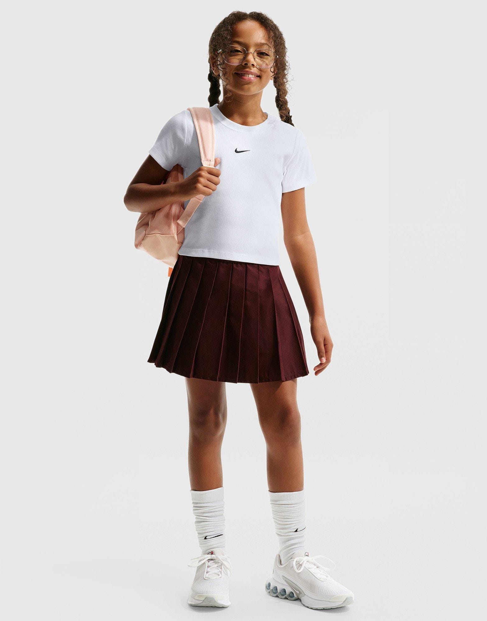 Nike Girls' Ribbed Baby T-Shirt Junior