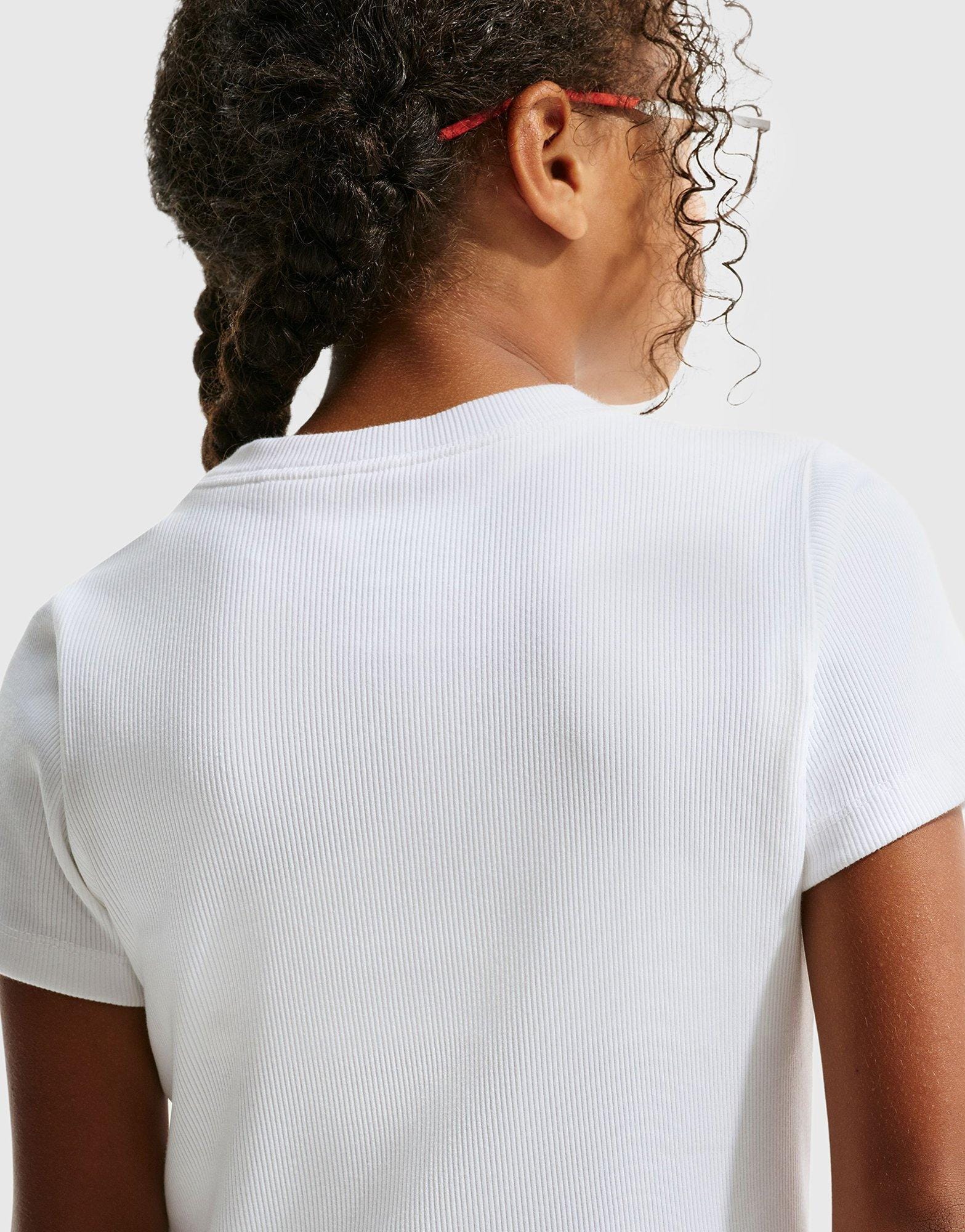 Nike Girls' Ribbed Baby T-Shirt Junior