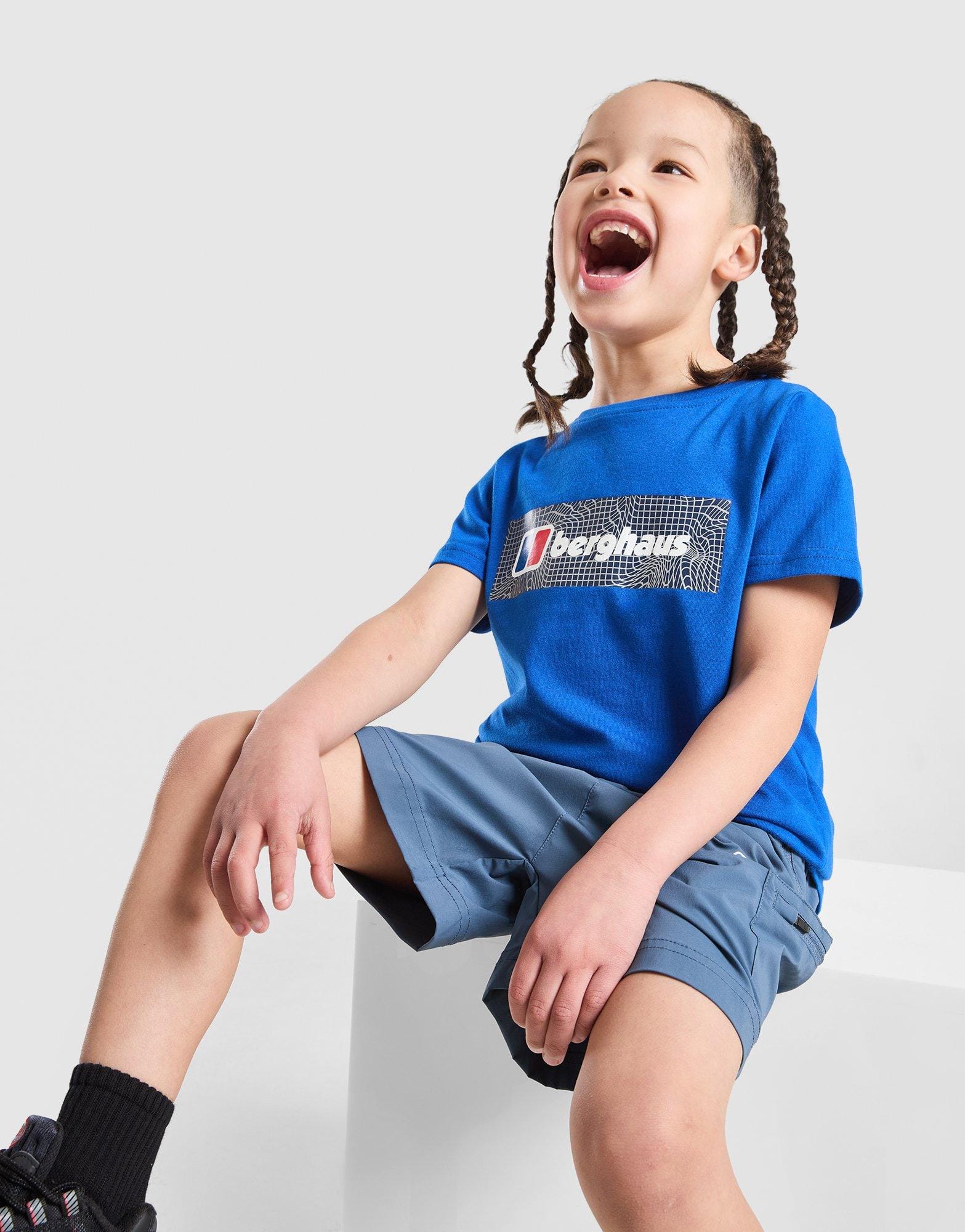 Berghaus Grid T-Shirt/Shorts Set Children