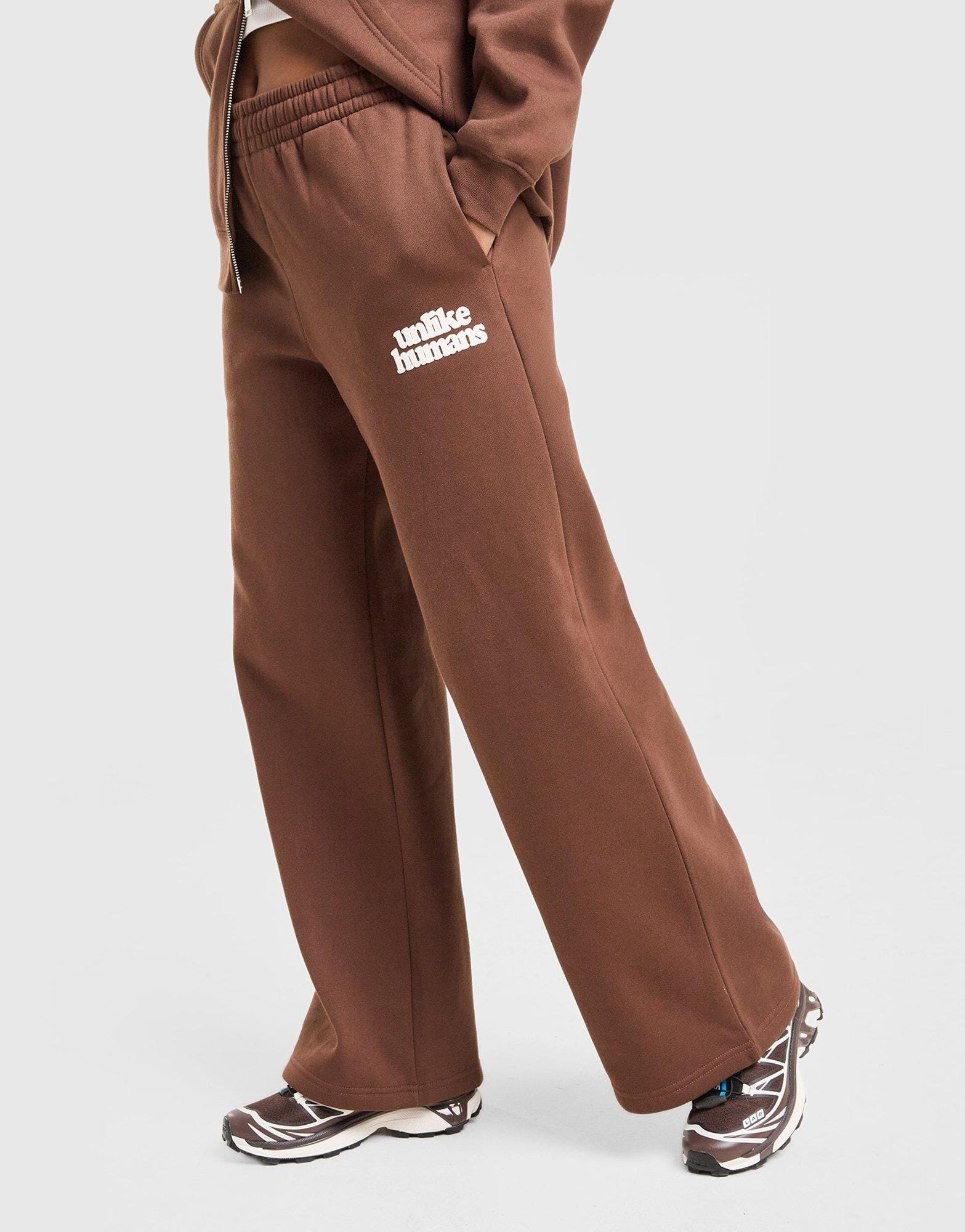 Unlike Humans Bubble Wide Leg Joggers