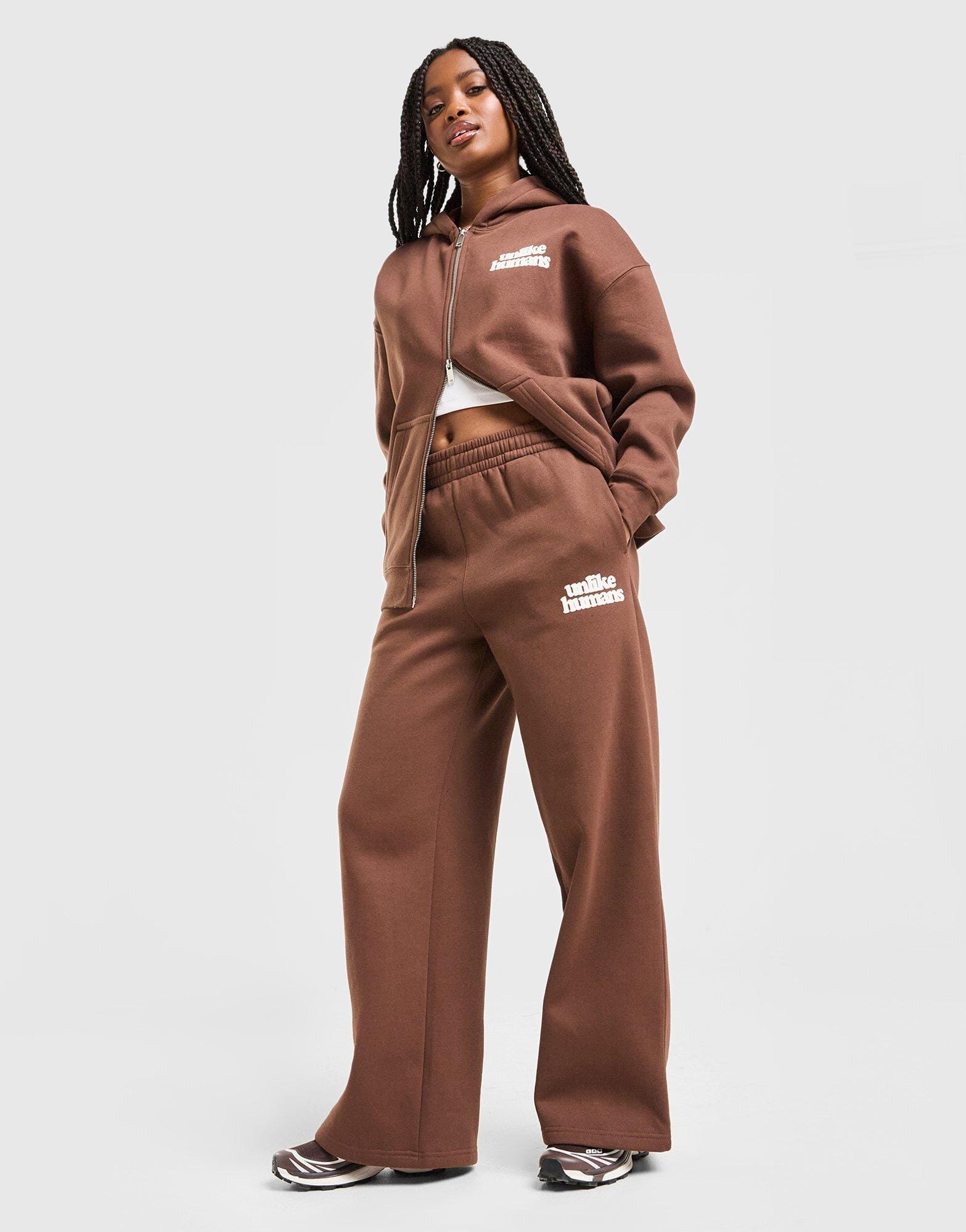 Unlike Humans Bubble Wide Leg Joggers