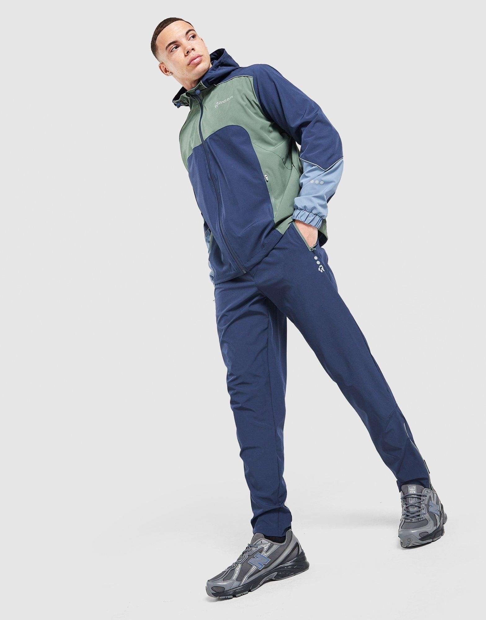 Red Run Activewear Midnight Moss Adjustable Technical Track Pants