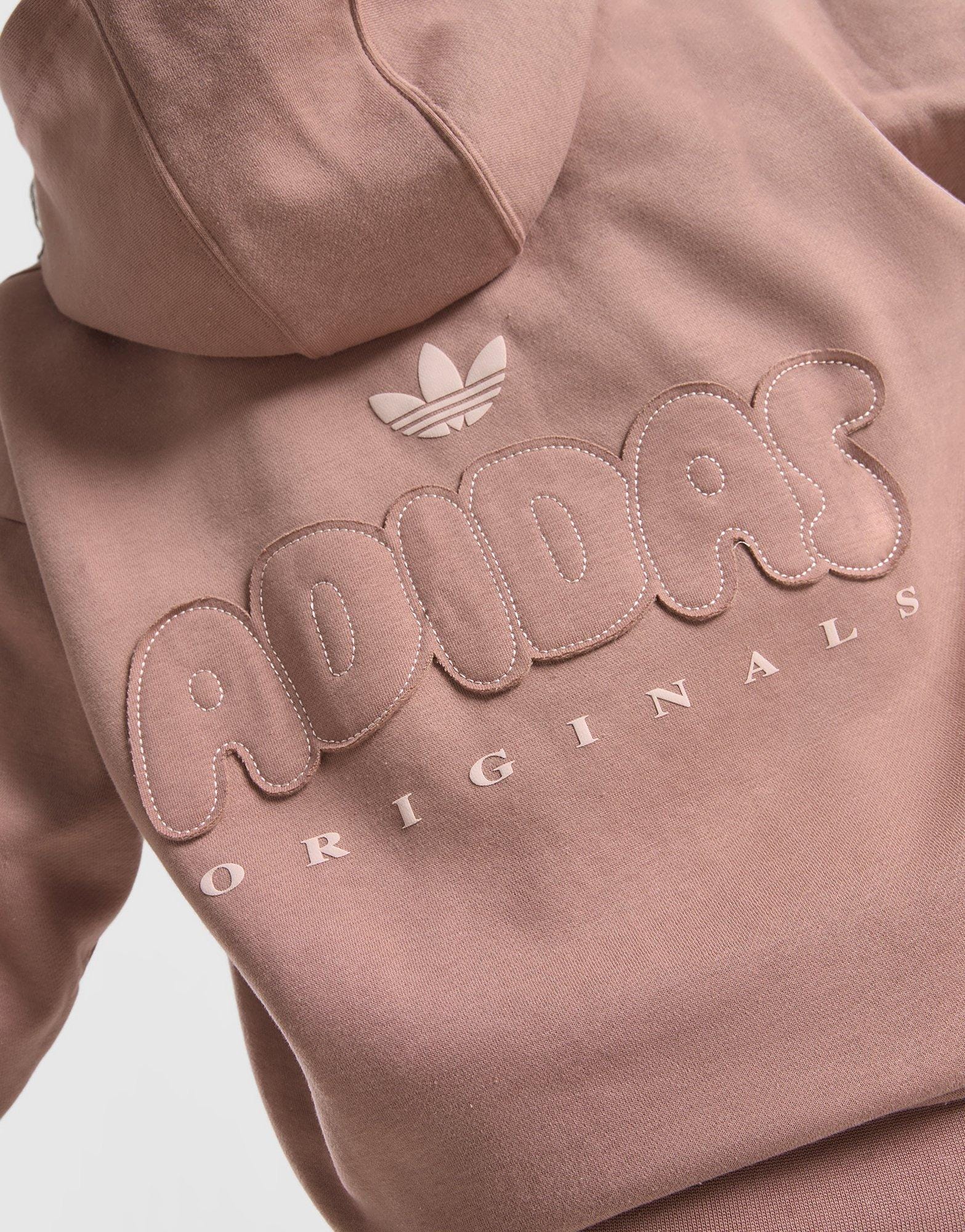 adidas Girls' Logo Full Zip Hoodie Junior