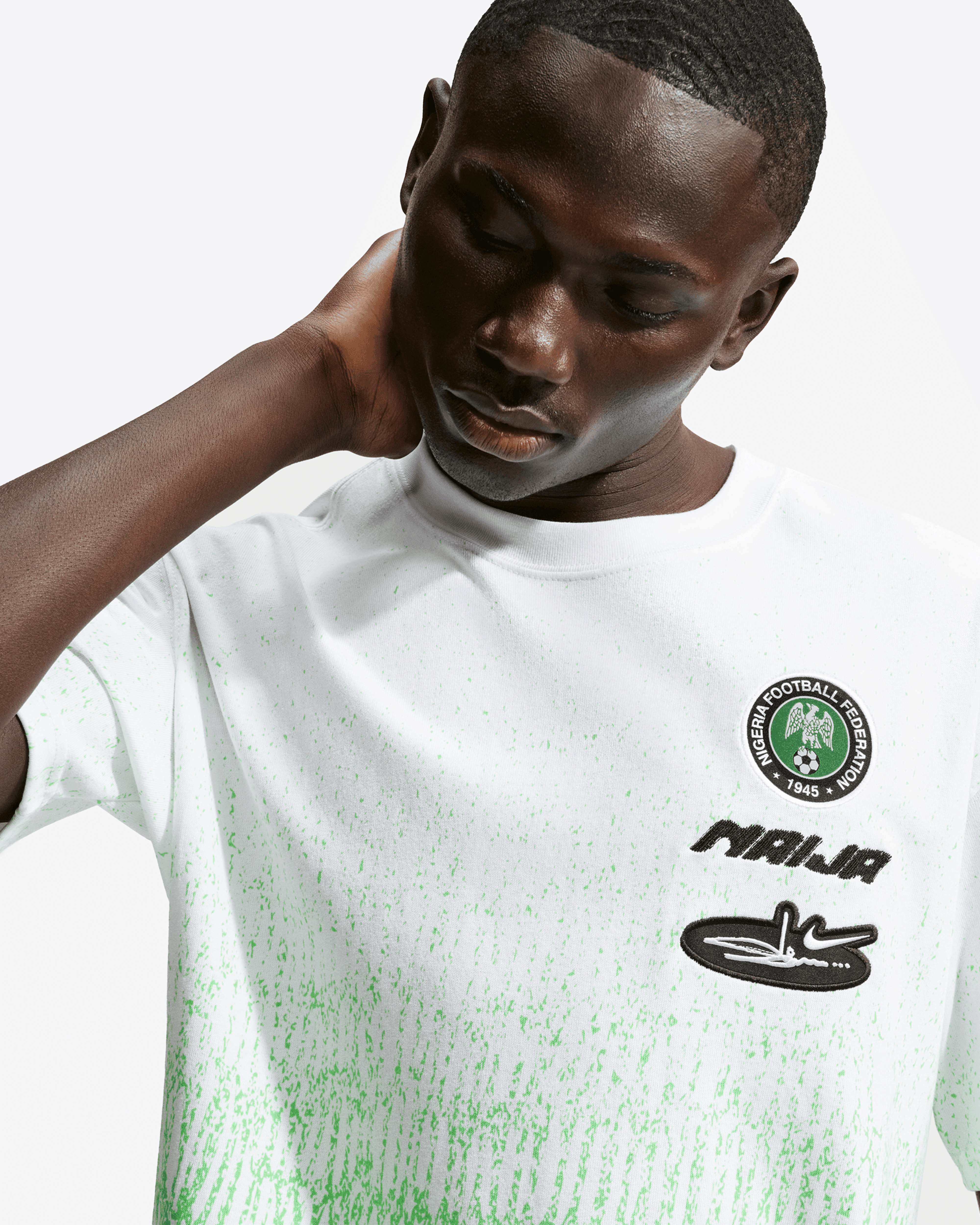 Nike - Men's Slawn Nigeria T-Shirt - (IR0496-100)