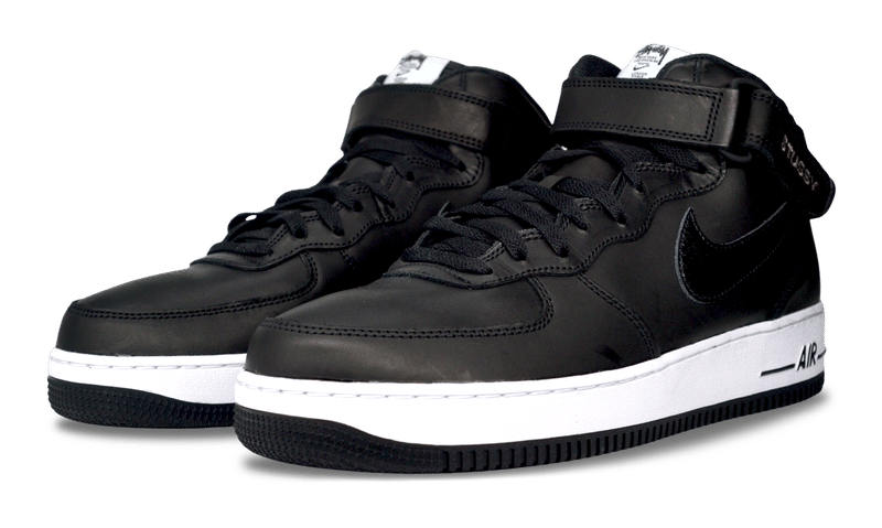 nike Air Force 1 Mid x Stussy Black Snakeskin 2022 (DJ7840-001) Size 5-14