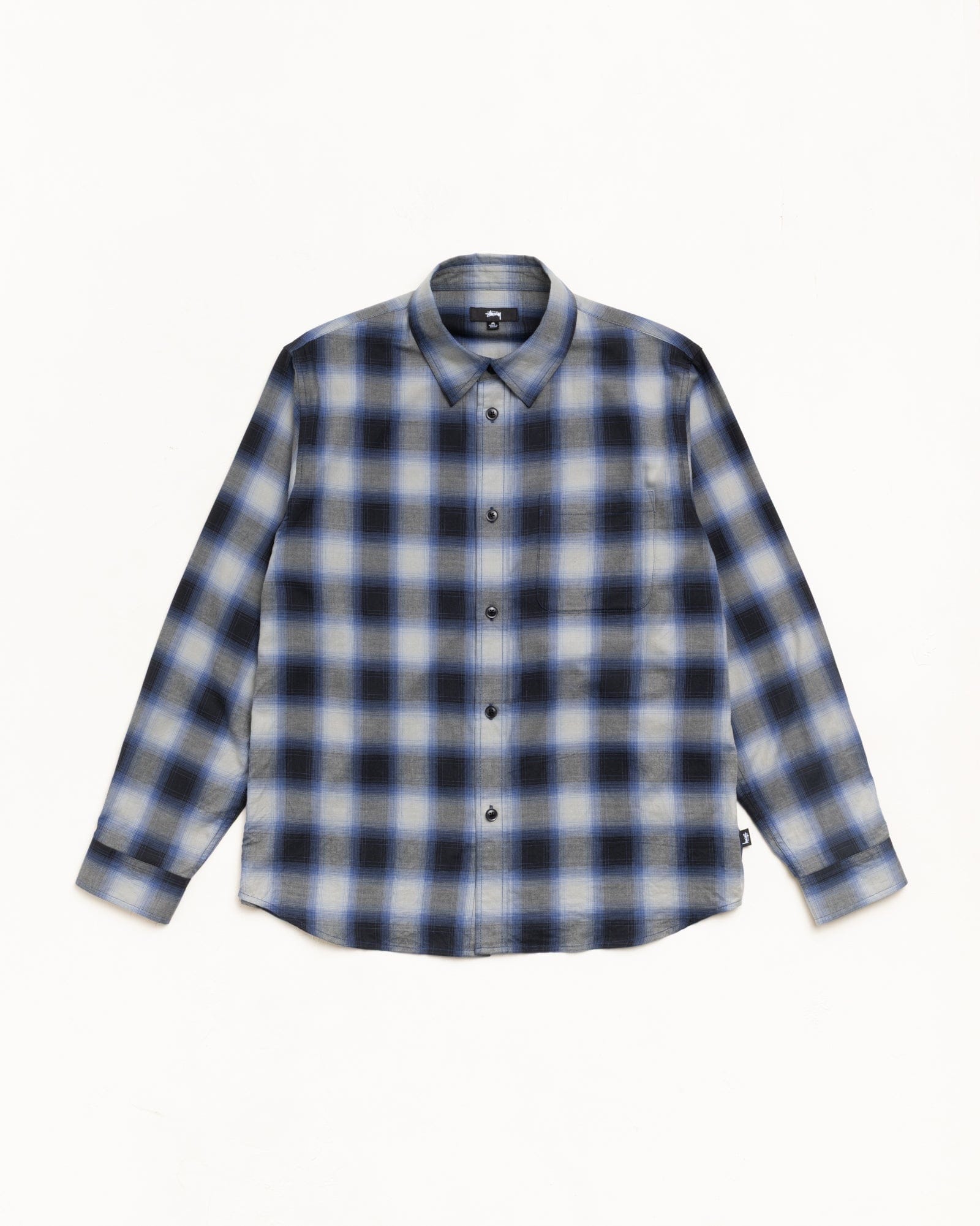 Stüssy - Men's Beach Ombre Plaid Shirt - (Black)