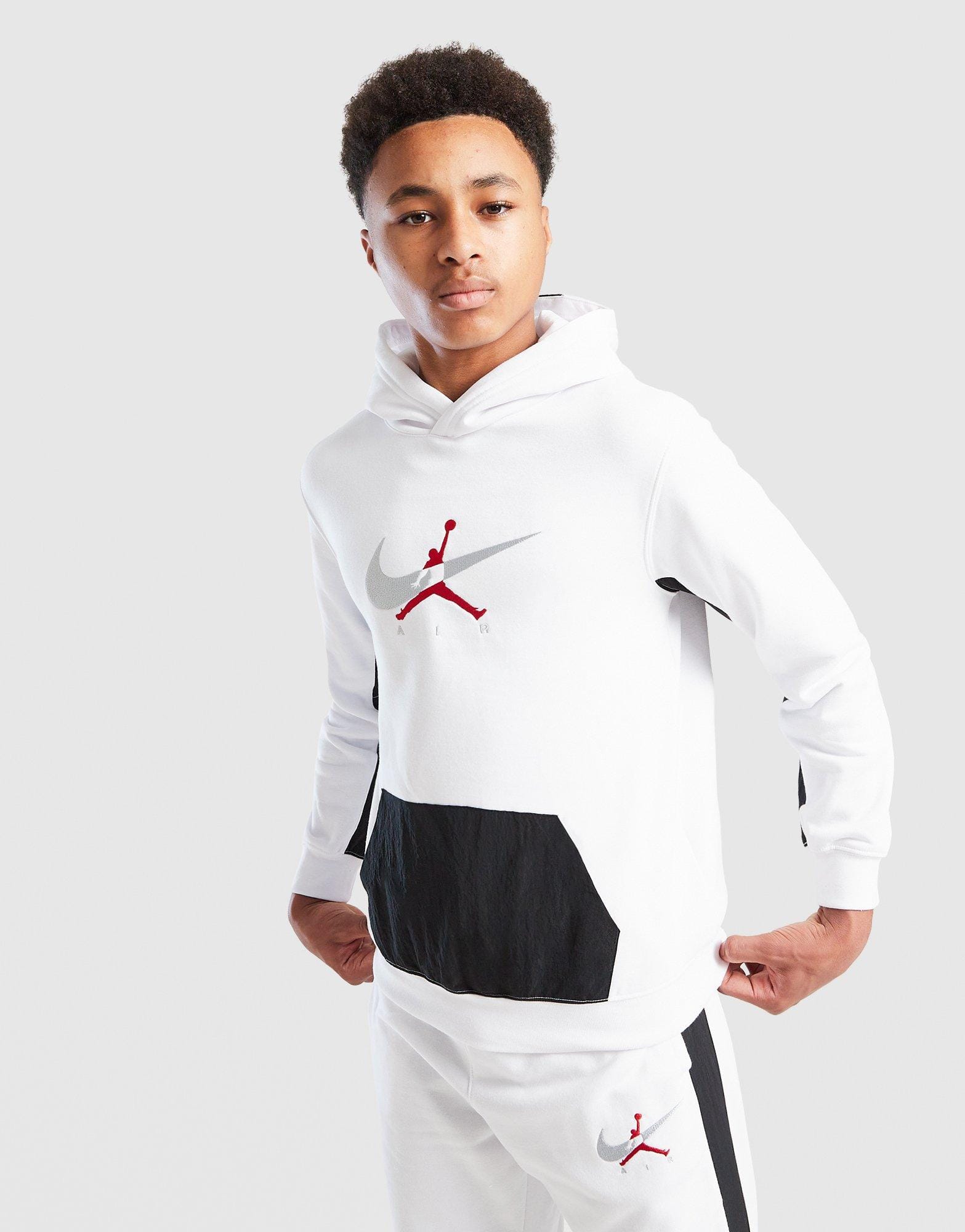 Air Jordan Fleece Ripstop Overhead Tracksuit Junior