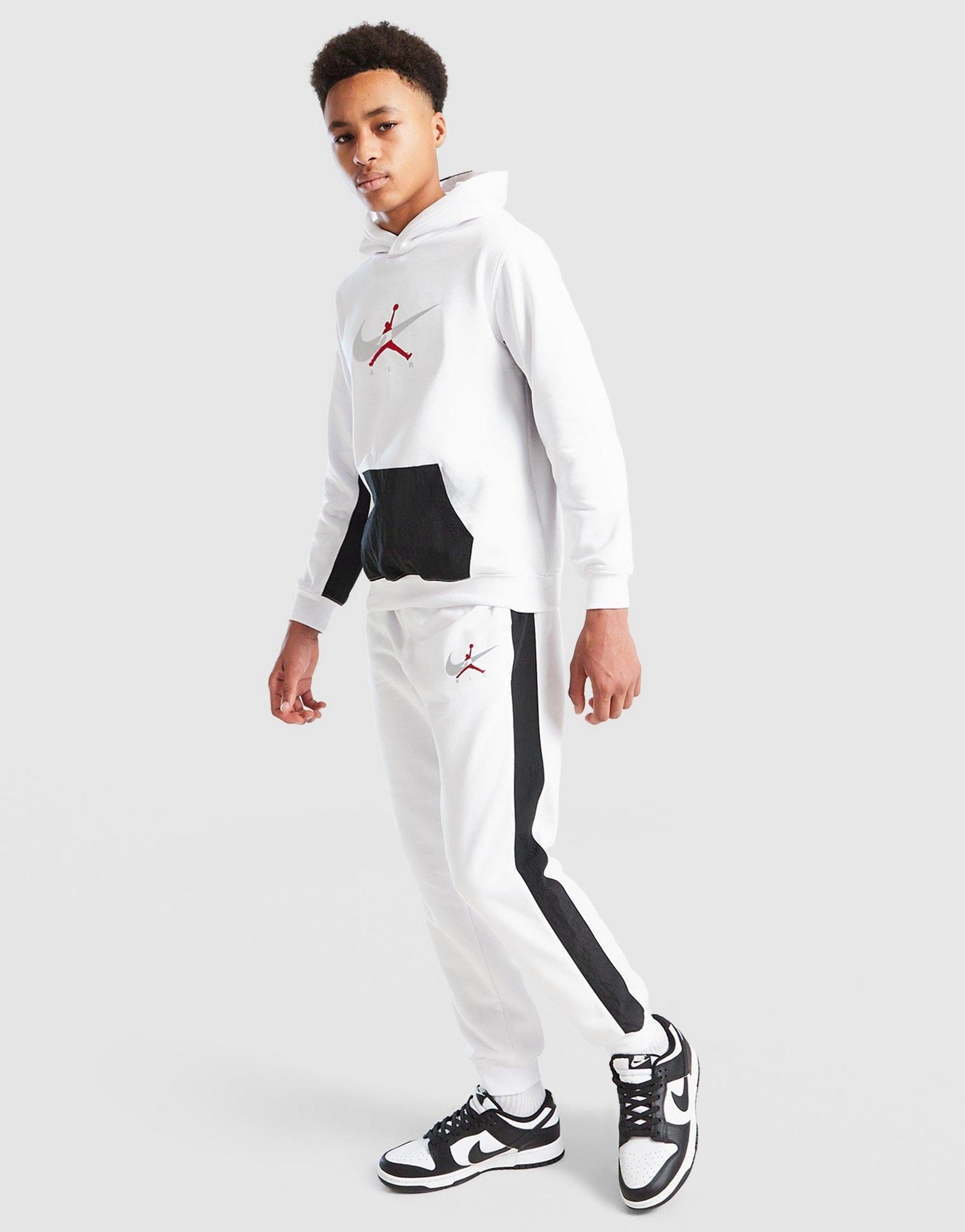 Air Jordan Fleece Ripstop Overhead Tracksuit Junior