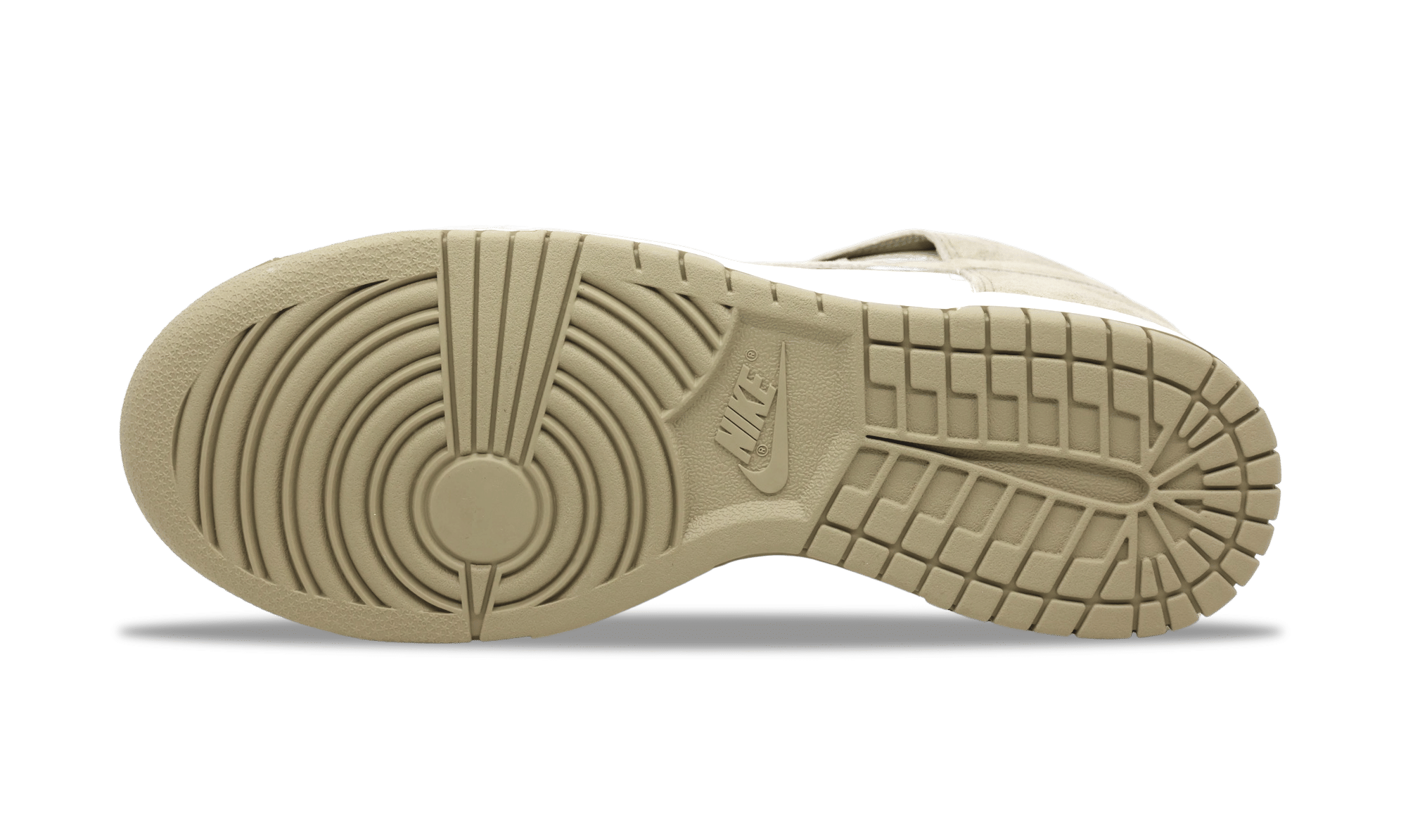 Nike Dunk High Tan Suede White