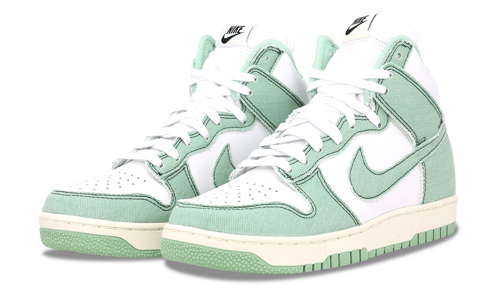 Nike Dunk High 1985 Enamel Green Denim (W)